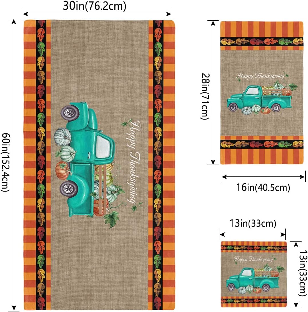 ZOE GARDEN 3-Piece Retro Bathroom Towel Set