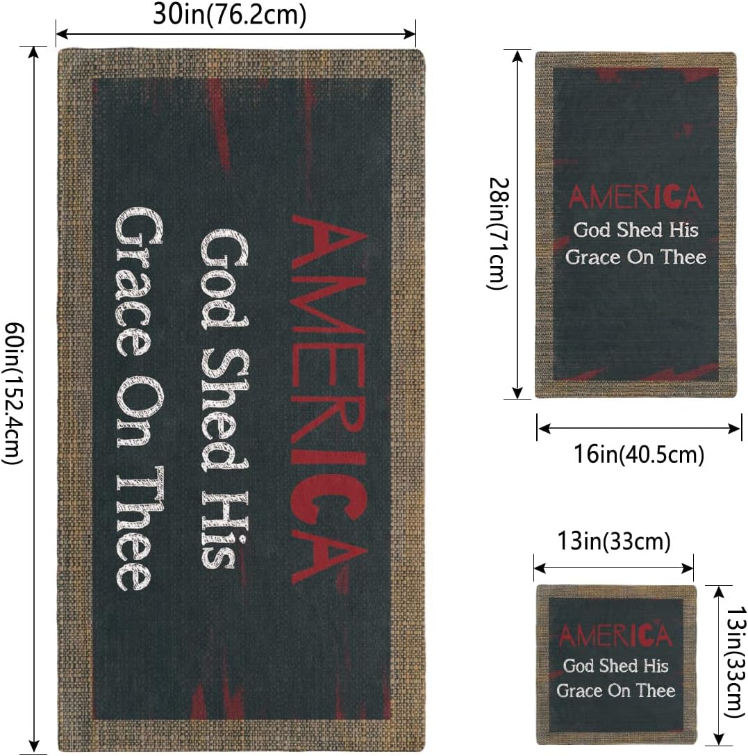 Stars and Stripes Forever 3 Piece Bath Towel Set