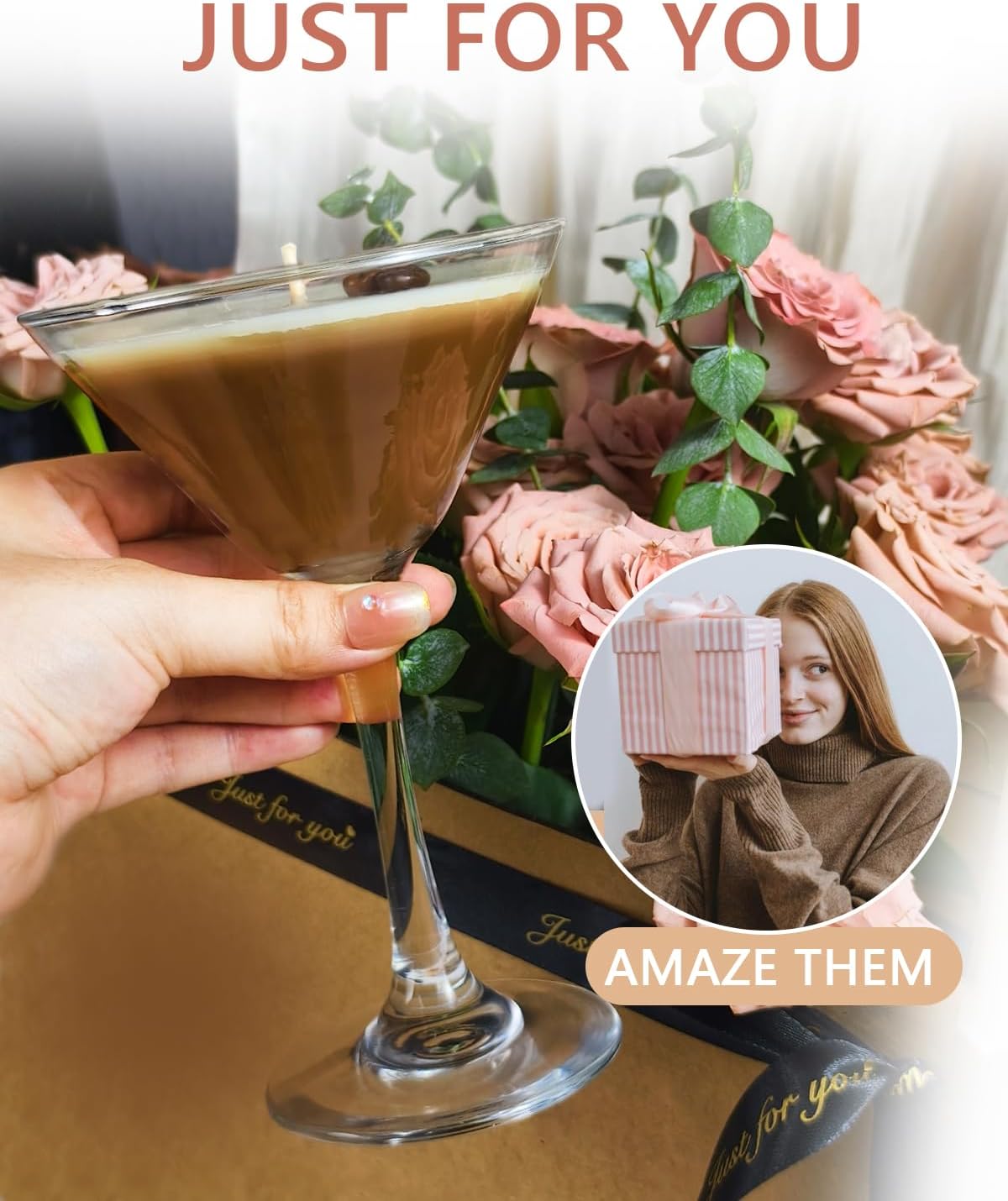 Coffee Martini Candles Unique Gift for Women Men