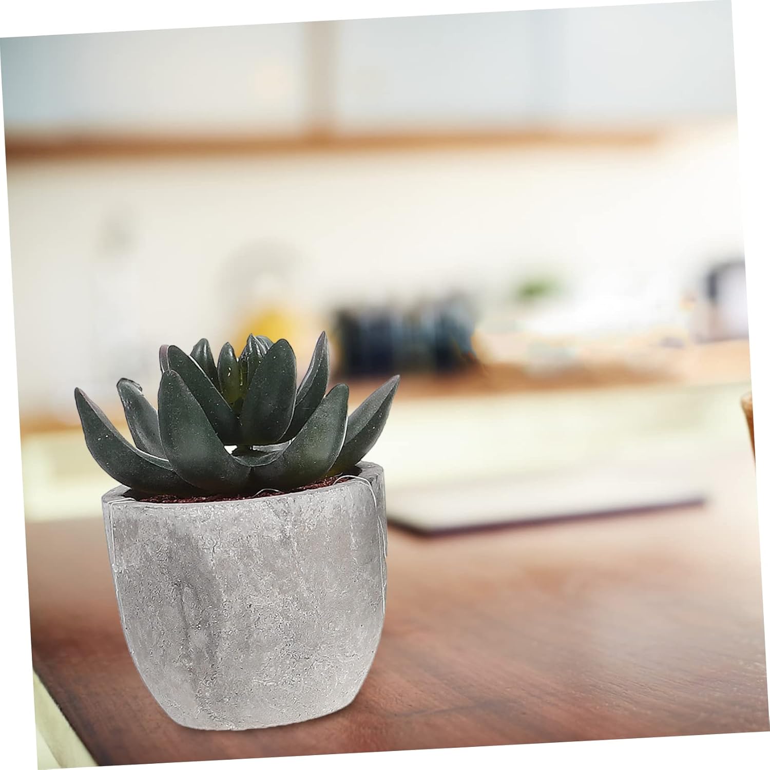 Alipis 5Pcs Artificial Succulent Plants with Pots