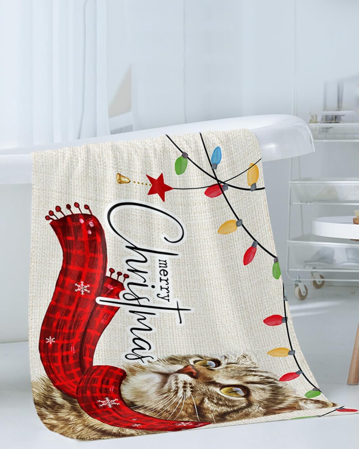 Merry Christmas Animal Towel Set of 3