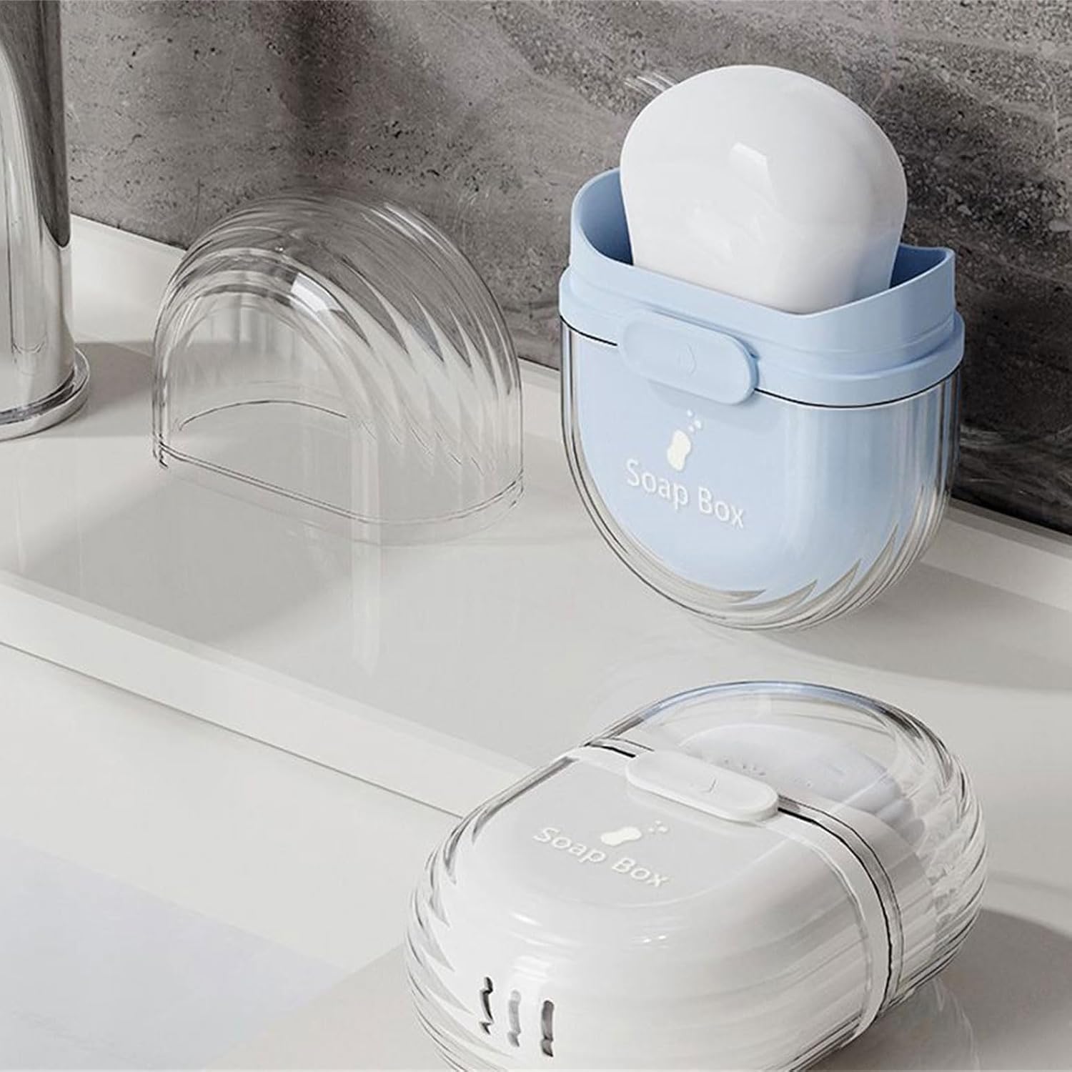 Leak-Proof Travel Soap Dish for Solid Soaps