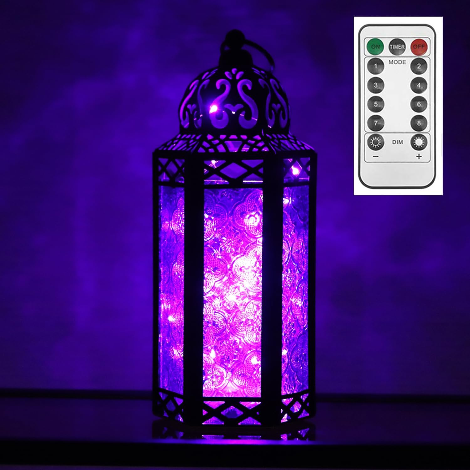 VELA Metal Halloween Decorative LED Candle Lanterns