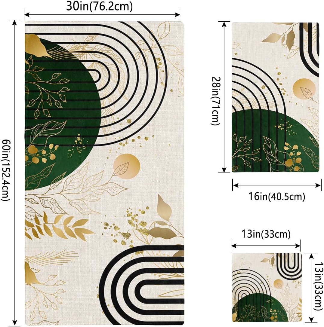 Smile Sunflower 3-Piece Towel Set - Boho Beige Linen