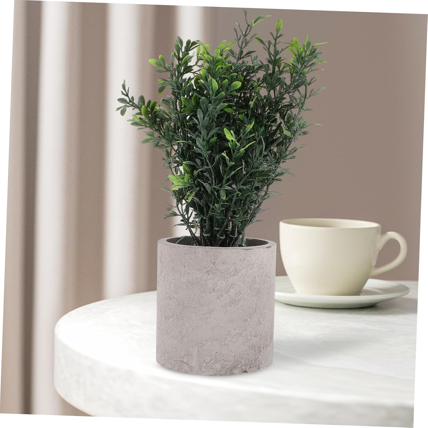 Cabilock Artificial Potted Green Plant for Home Decor 1