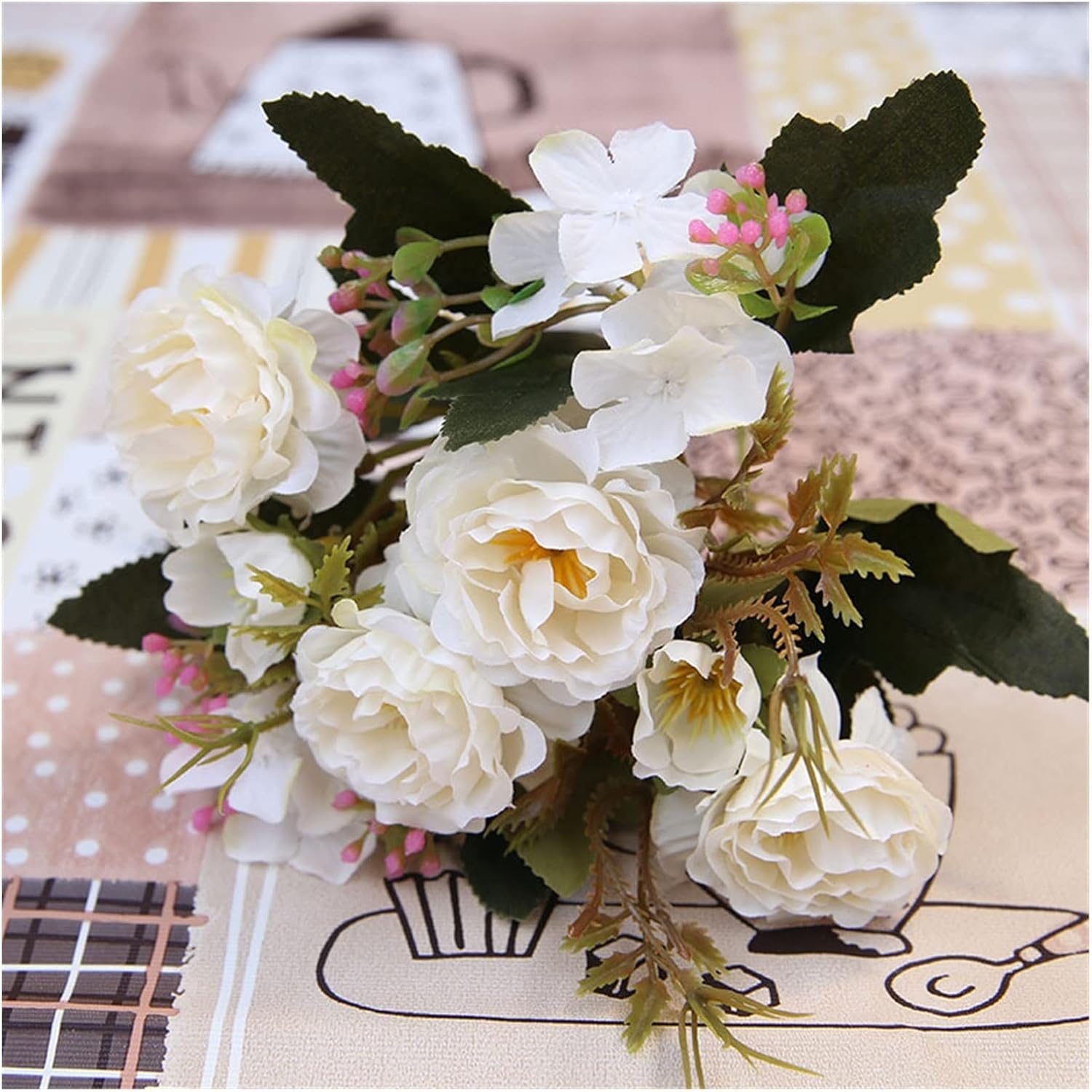 GaRcan Artificial Flowers Silk Small Rose Wedding Decor