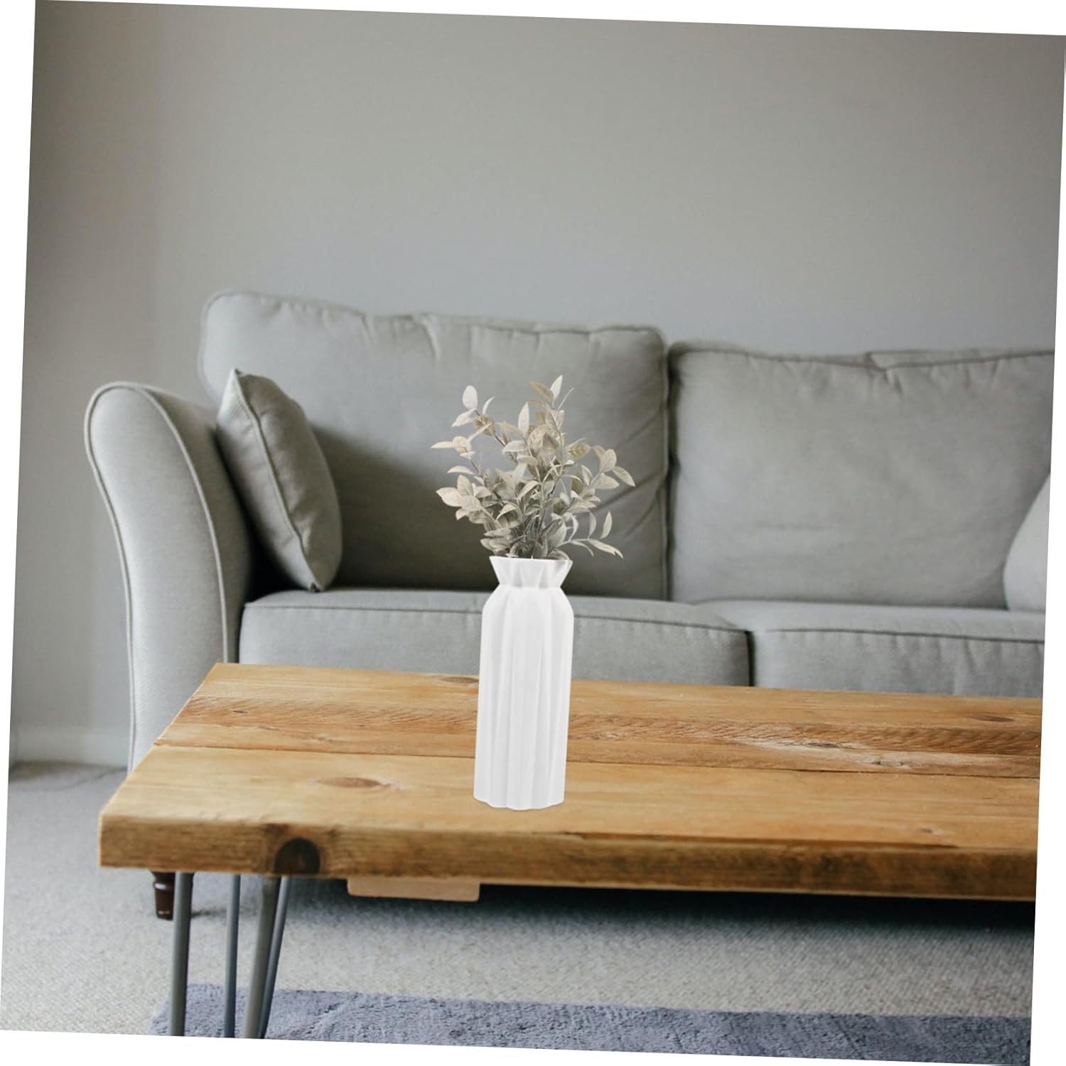 ULDIGI Artificial Green Plant Stems for Wedding Home Decor