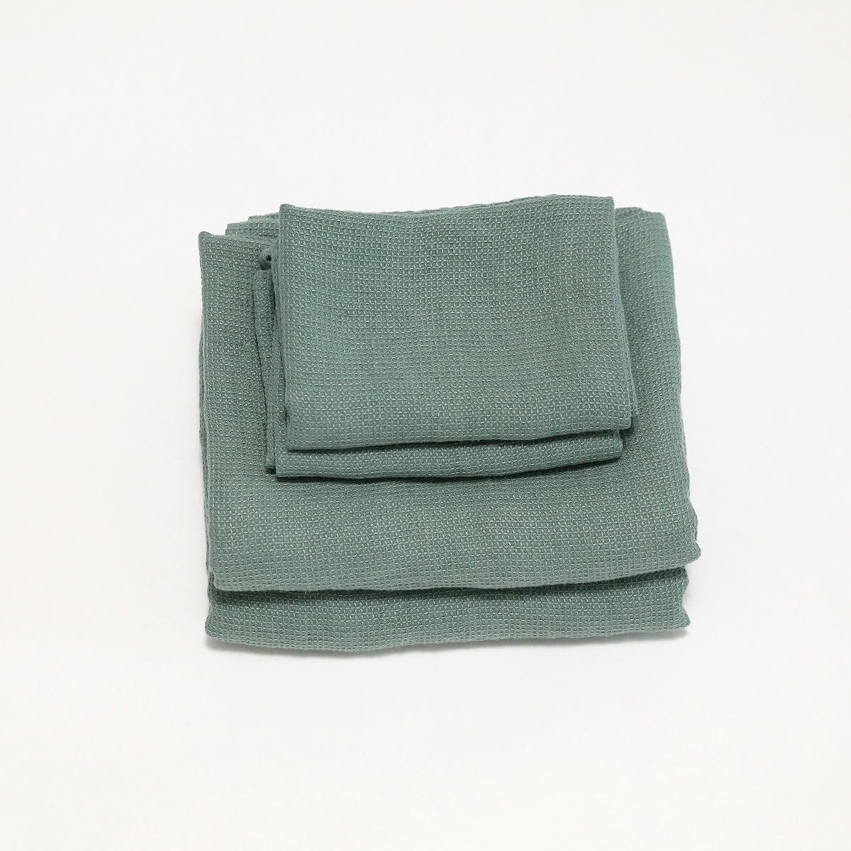 LinenMe Spa Green Big 2 Hand Towel Set
