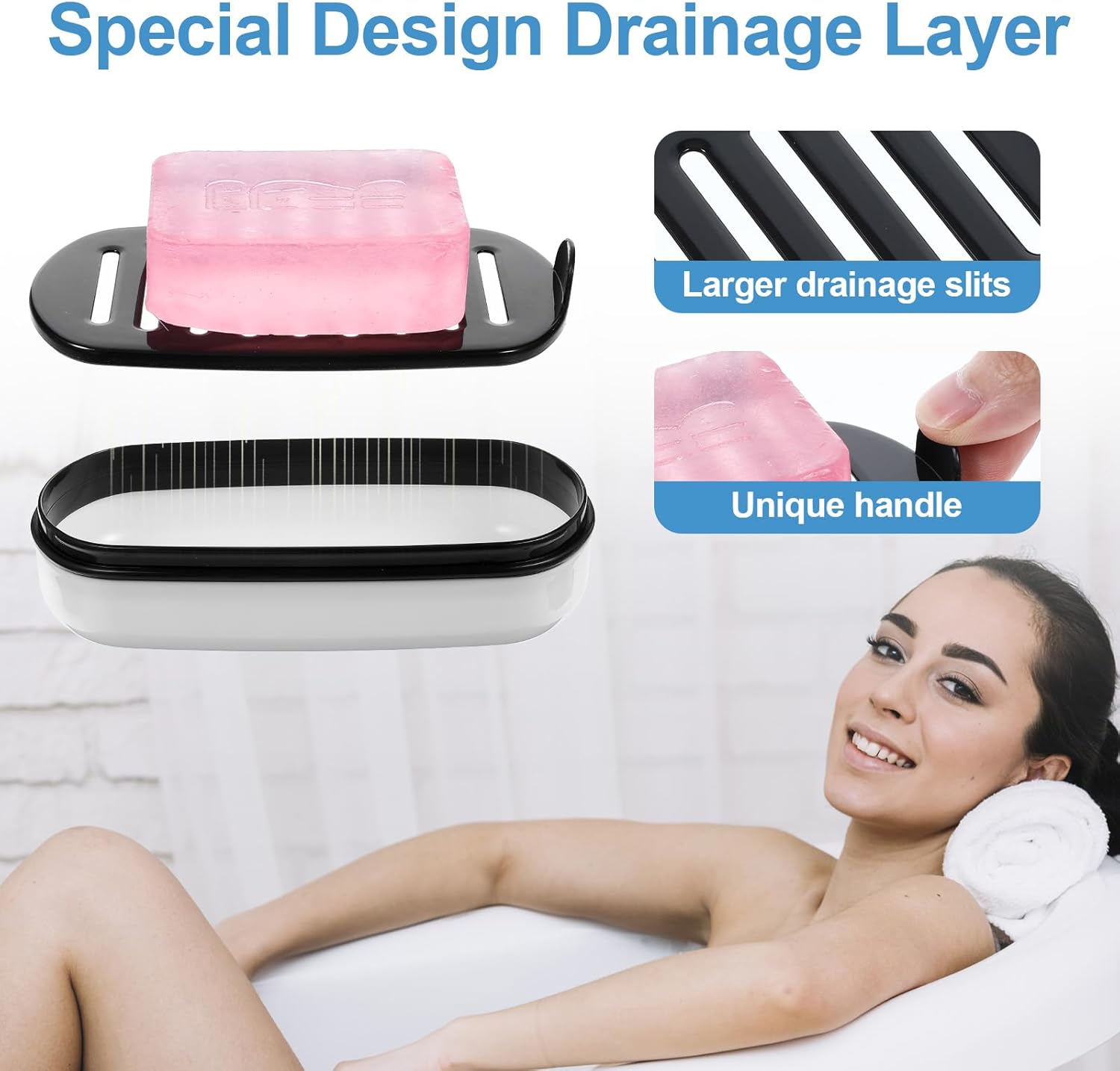 Wanmu Travel Soap Container with Leakproof Lid