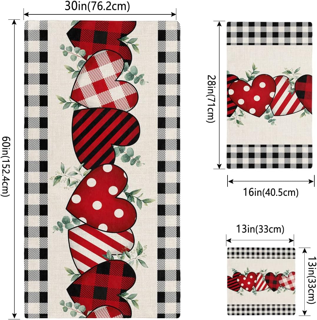 Smile Sunflower 3 Pcs Bath Towel Set Valentines Day Design