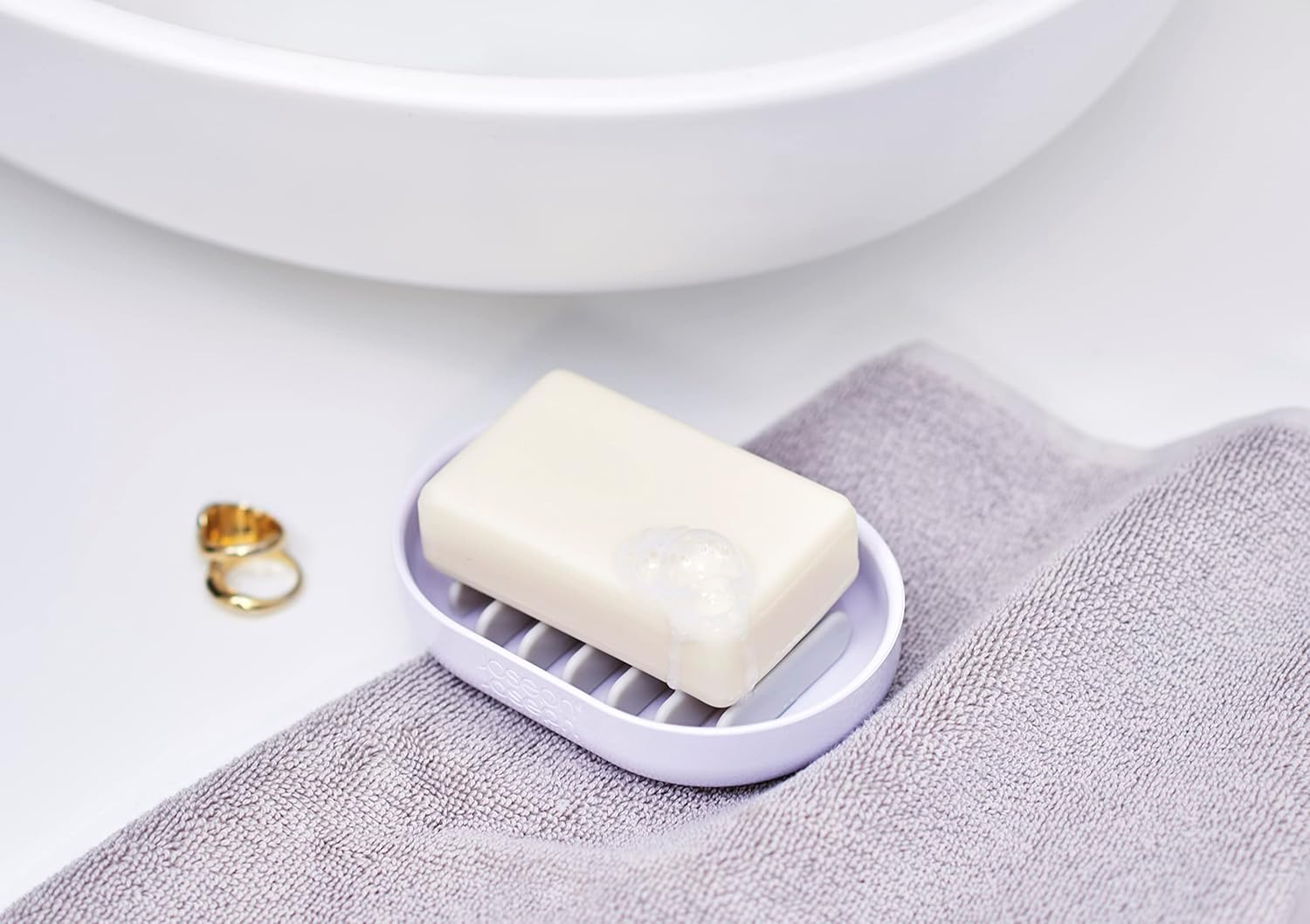 Joseph Joseph Duo Quick-Drain Soap Dish Holder White