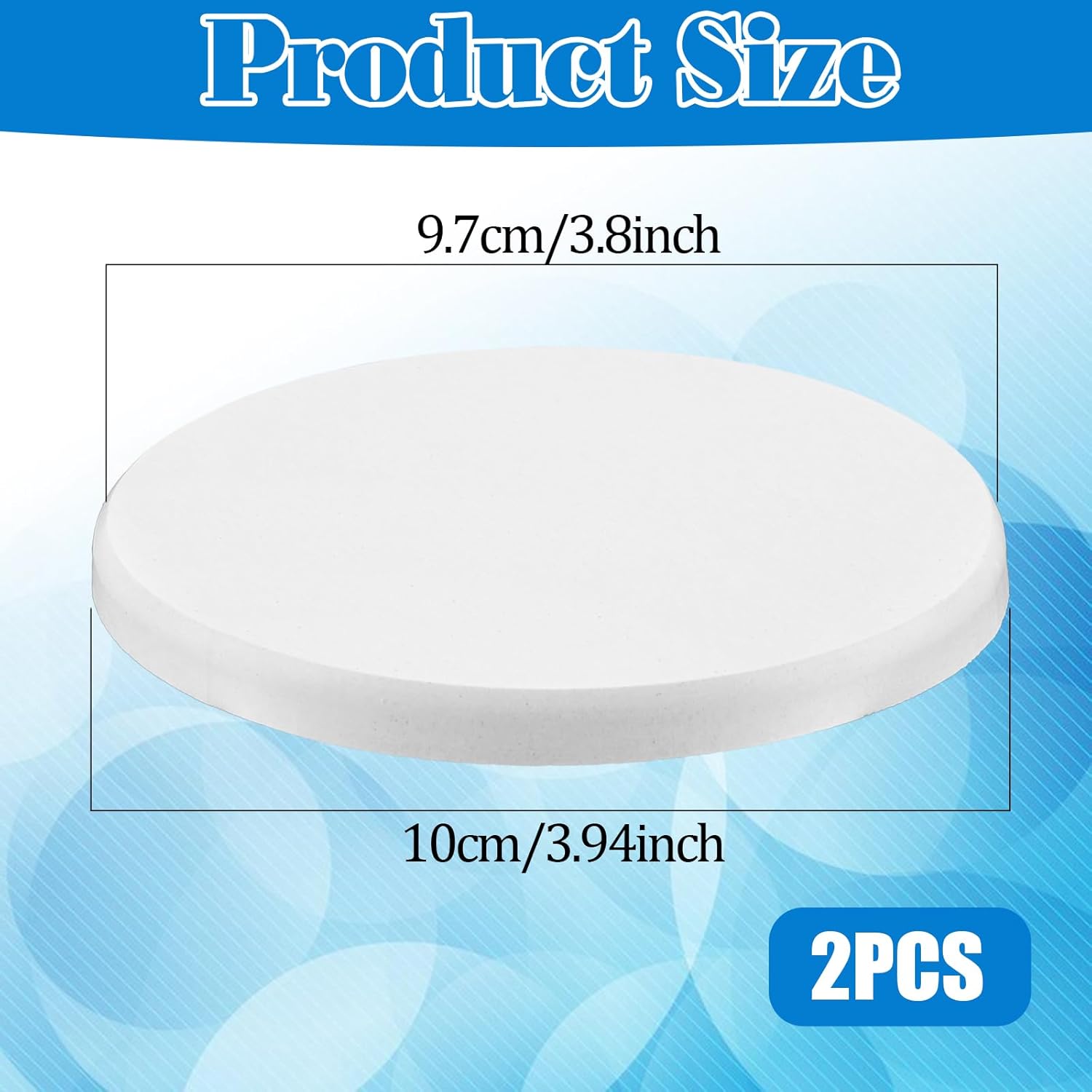 Larrel Diatomite Coasters 2PCS Fast Drying Stone Sink Tray Soap Holder