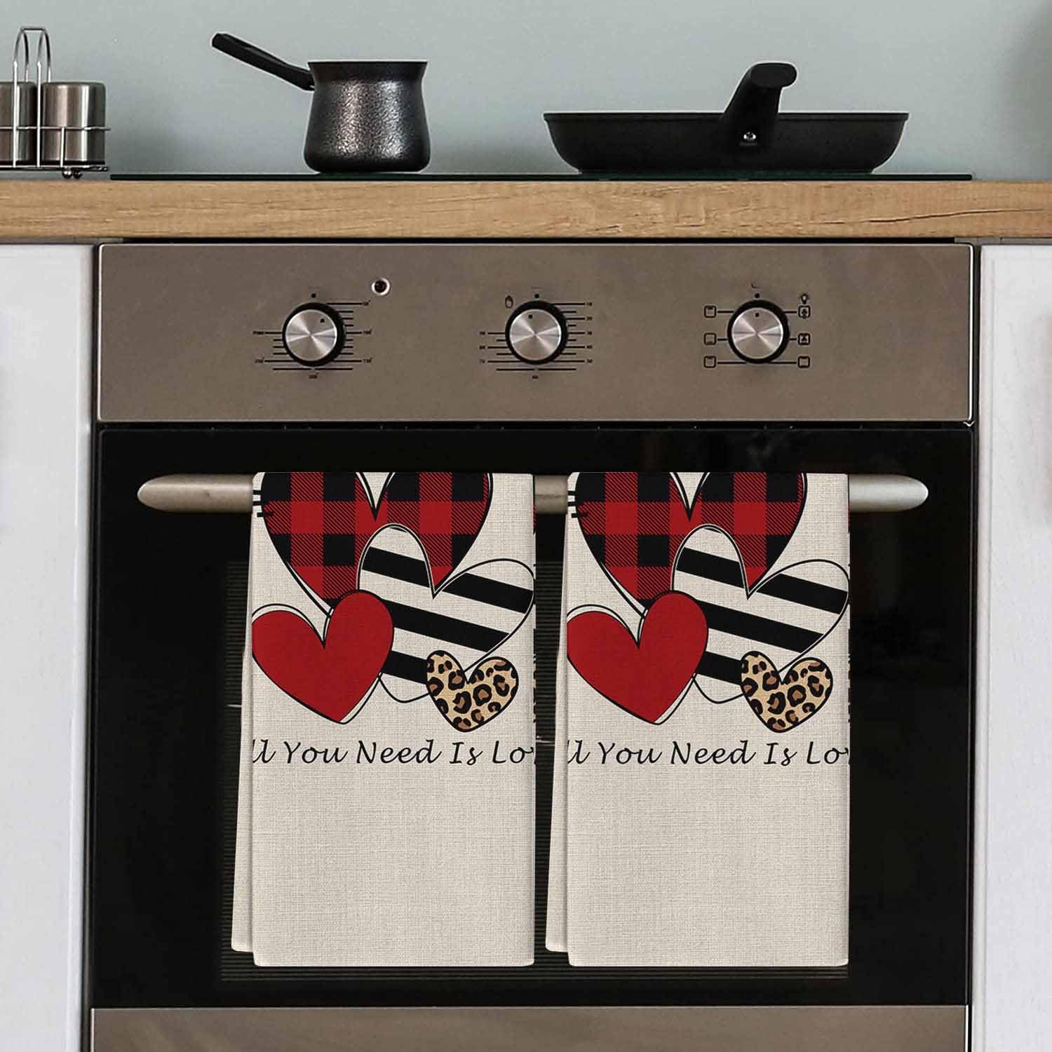 Rocking Giraffee Microfiber Kitchen Towels 4 Pack