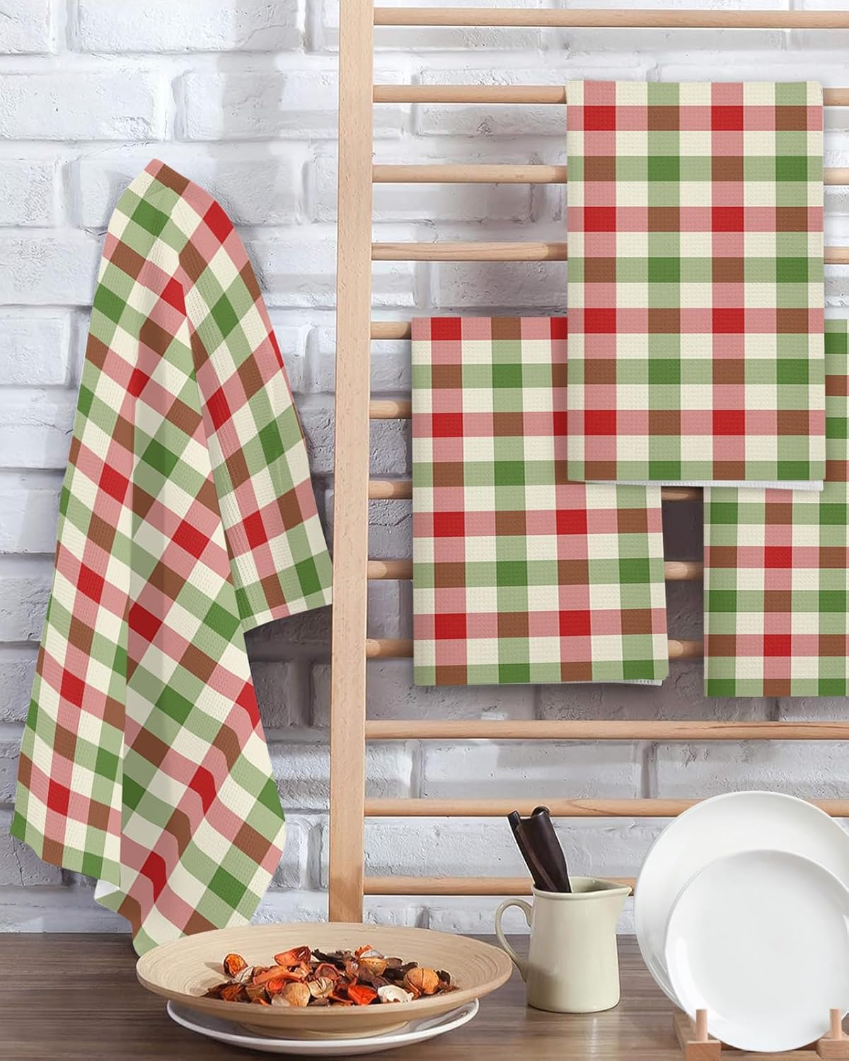 Falaniique Christmas Waffle Towel Set of 3