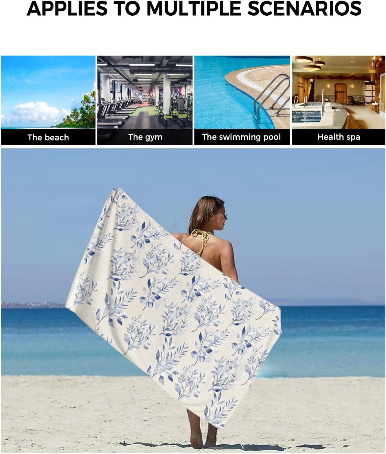 Smile Sunflower 3 Pcs Bath Towel Set - Soft Decorative