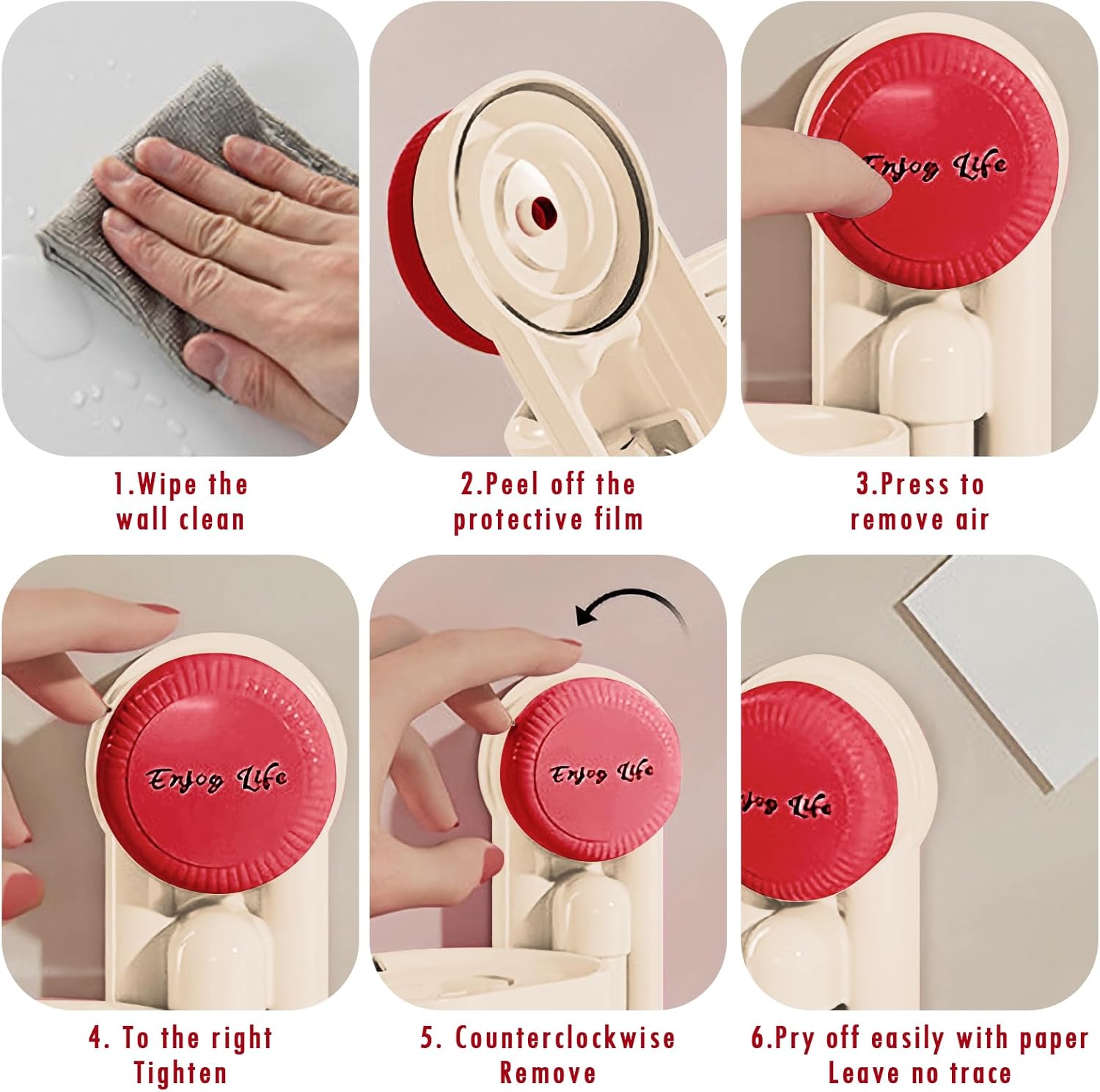 Dayinkes Suction Cup Soap Dish for Shower Wall 1