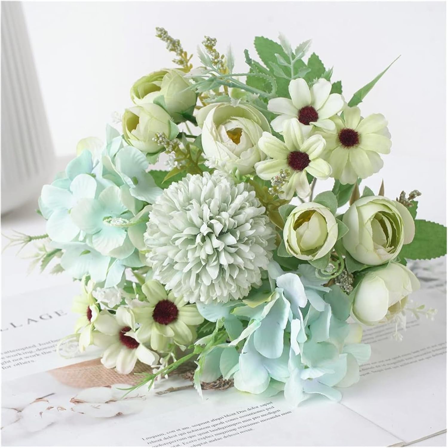 GaRcan Artificial Flowers with Pots Mixed Bouquet