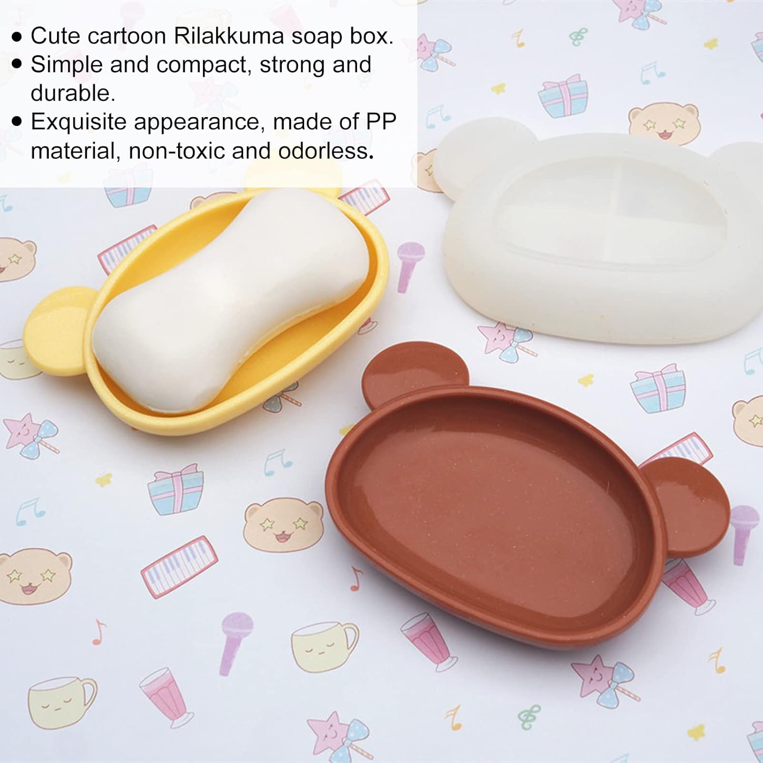 Bear Head Resin Tray for DIY Craft and Storage