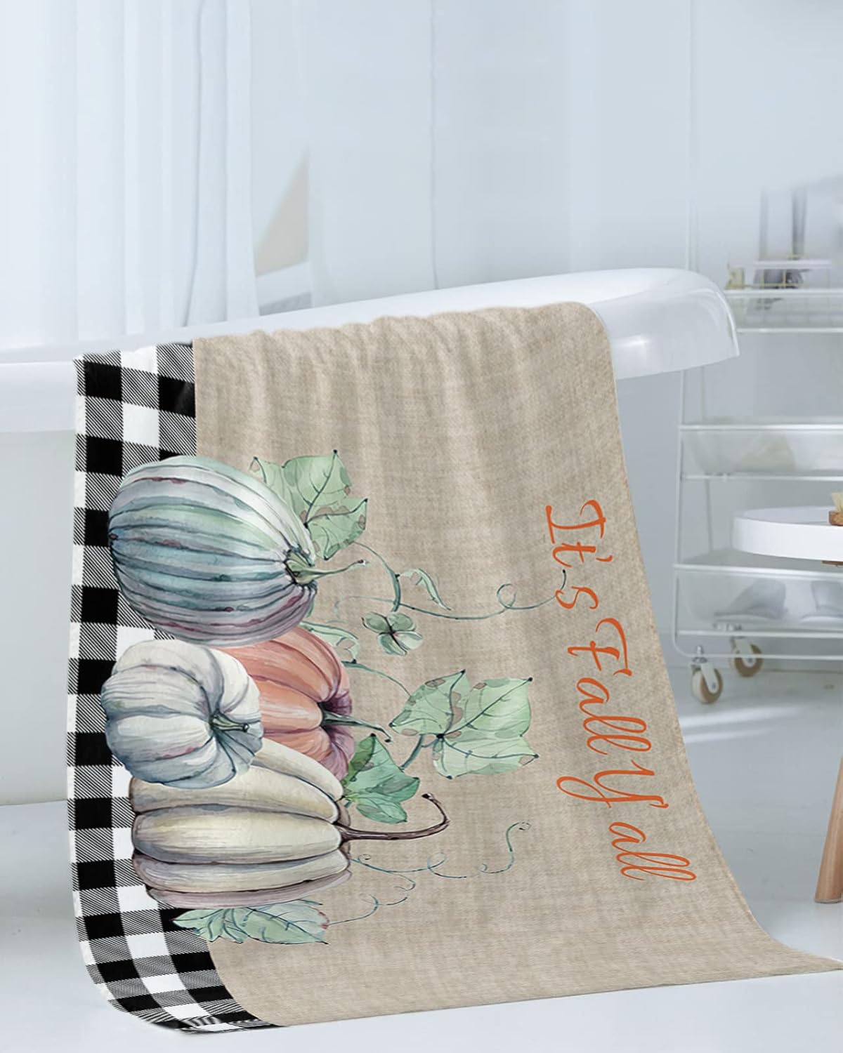 ZOE GARDEN Autumn Fall Thanksgiving Harvest Towel Set 3-Piece
