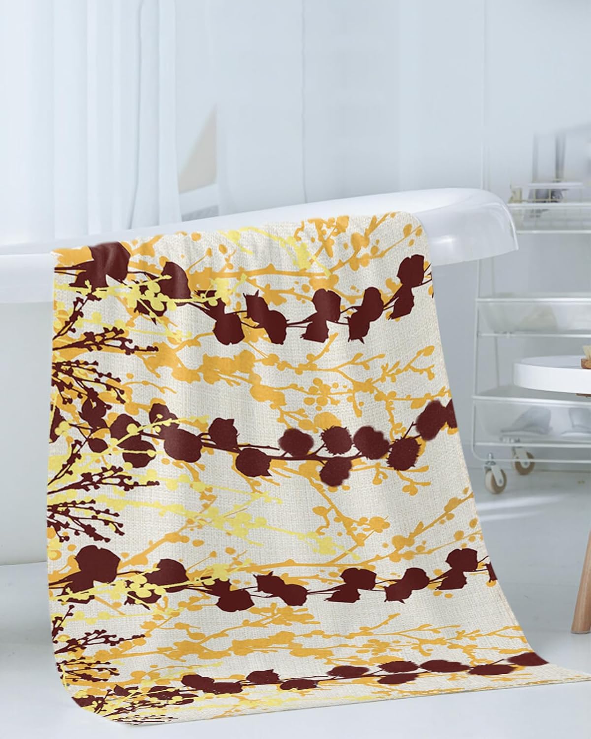 Smile Sunflower 3 Pcs Bath Towel Set Soft Absorbent Towels