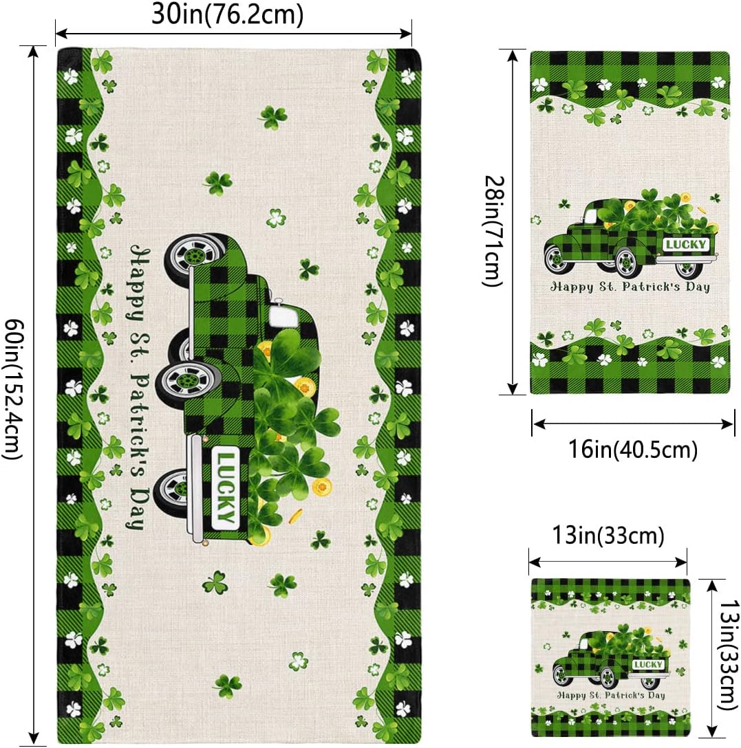 ZOE GARDEN St Patricks Day Microfiber Towel Set