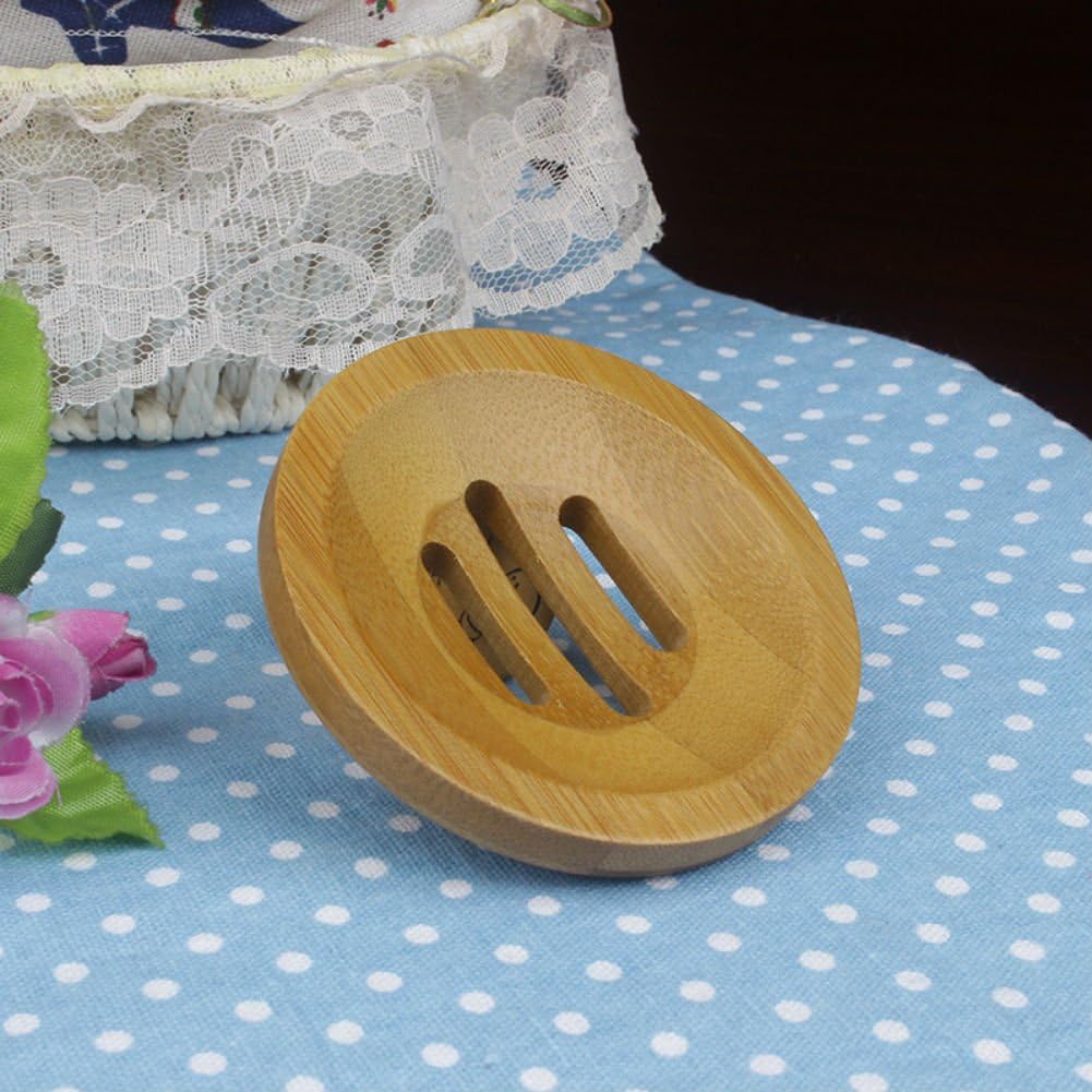 AKOAK Bamboo Soap Holder for Shower and Sink