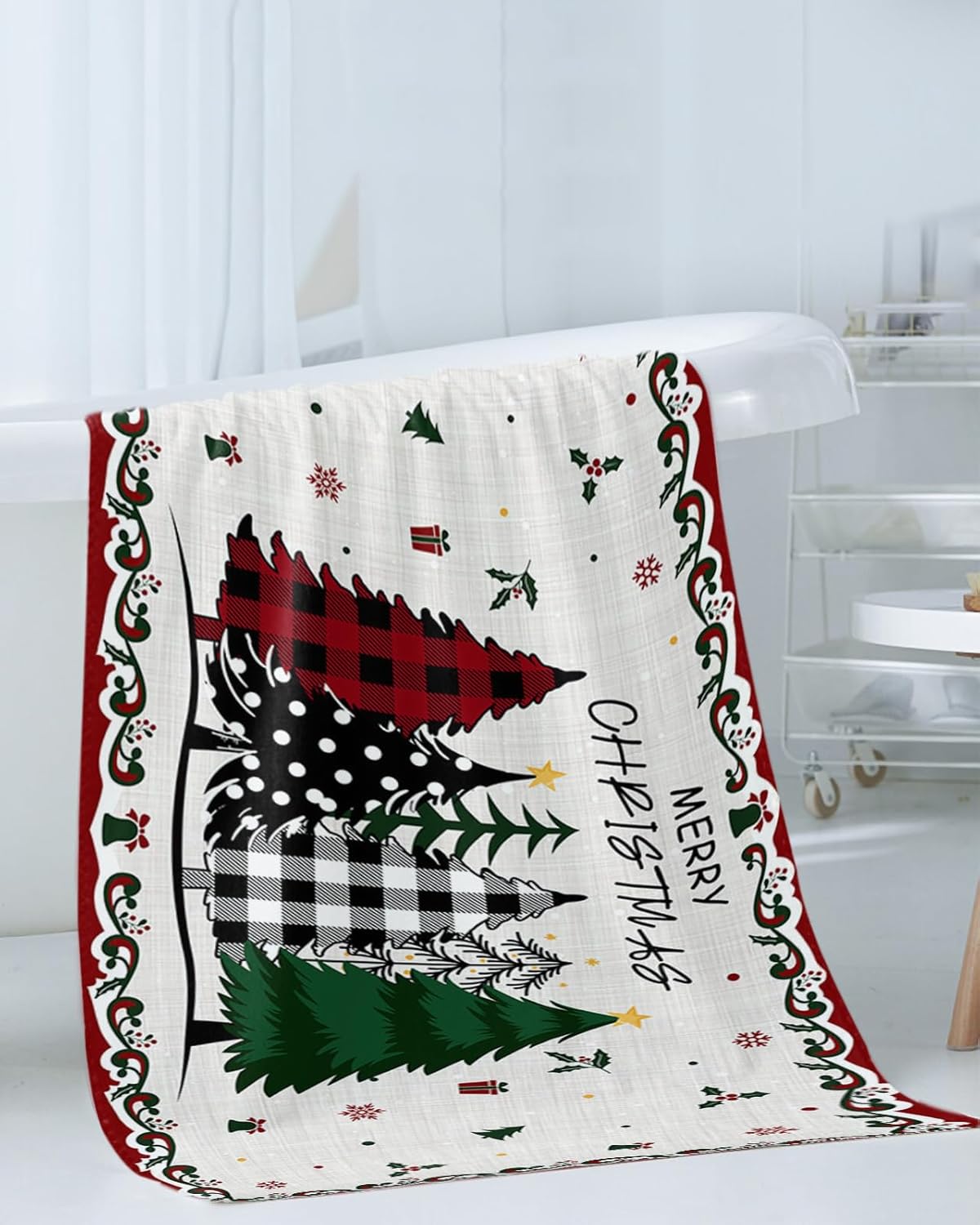 ZOE GARDEN Christmas Tree Towel Set