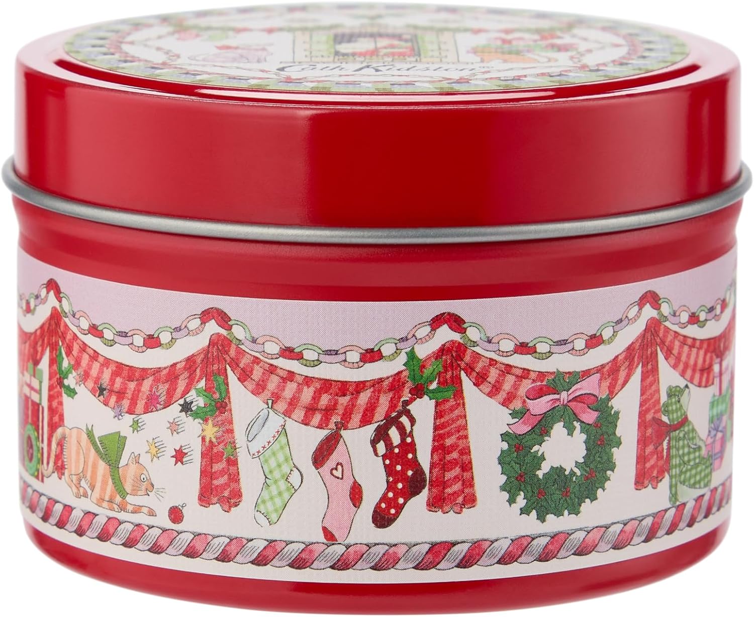 Cath Kidston Festive Tin Candle 100g Red Berry Cedar 1
