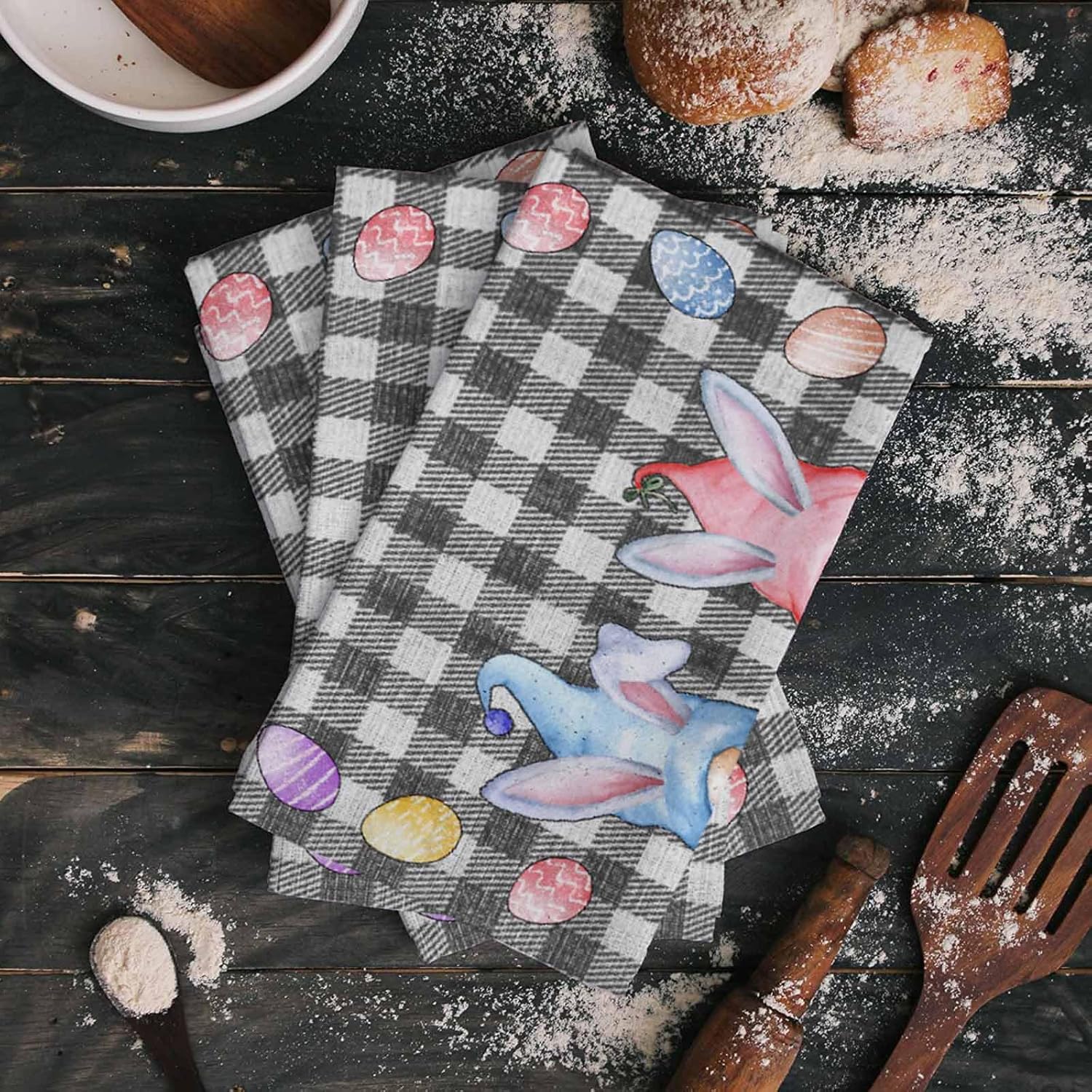 Rocking Giraffee 2 Pack Microfiber Kitchen Towels