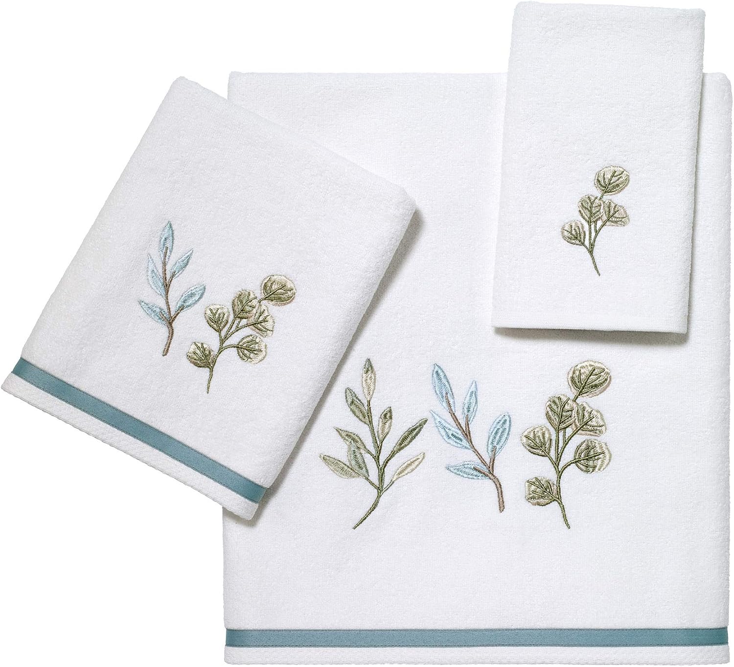 Avanti Linens 3pc Towel Set Cotton Bath Towels Fall Decor