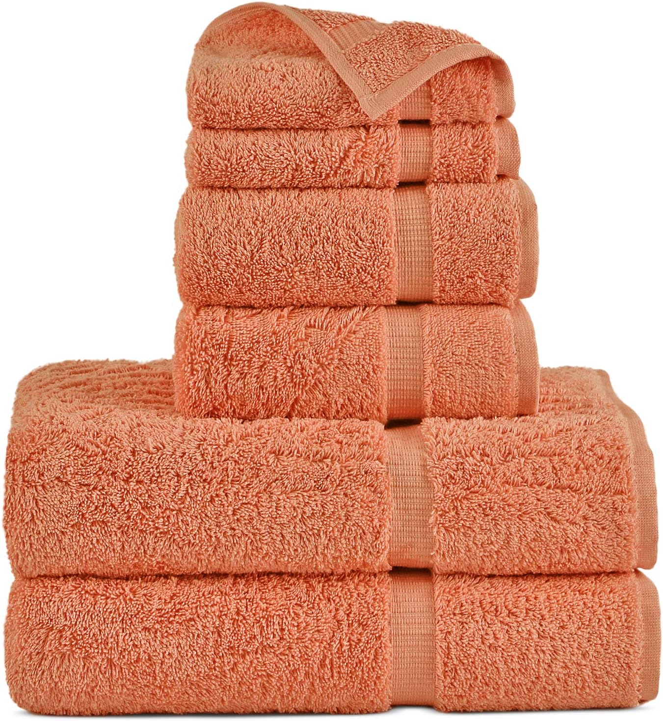 100 Turkish Cotton Towel Set - 6 Piece