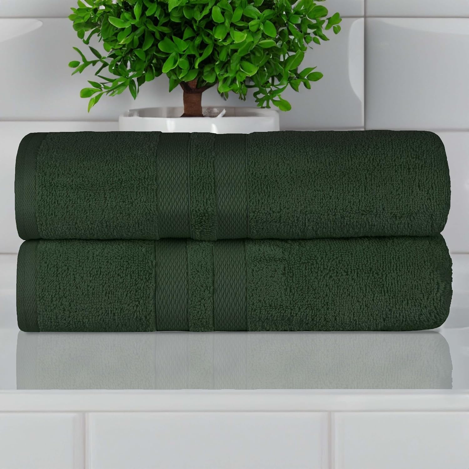 Superior Ultra-Soft Cotton Bath Towel Set 2 Pack