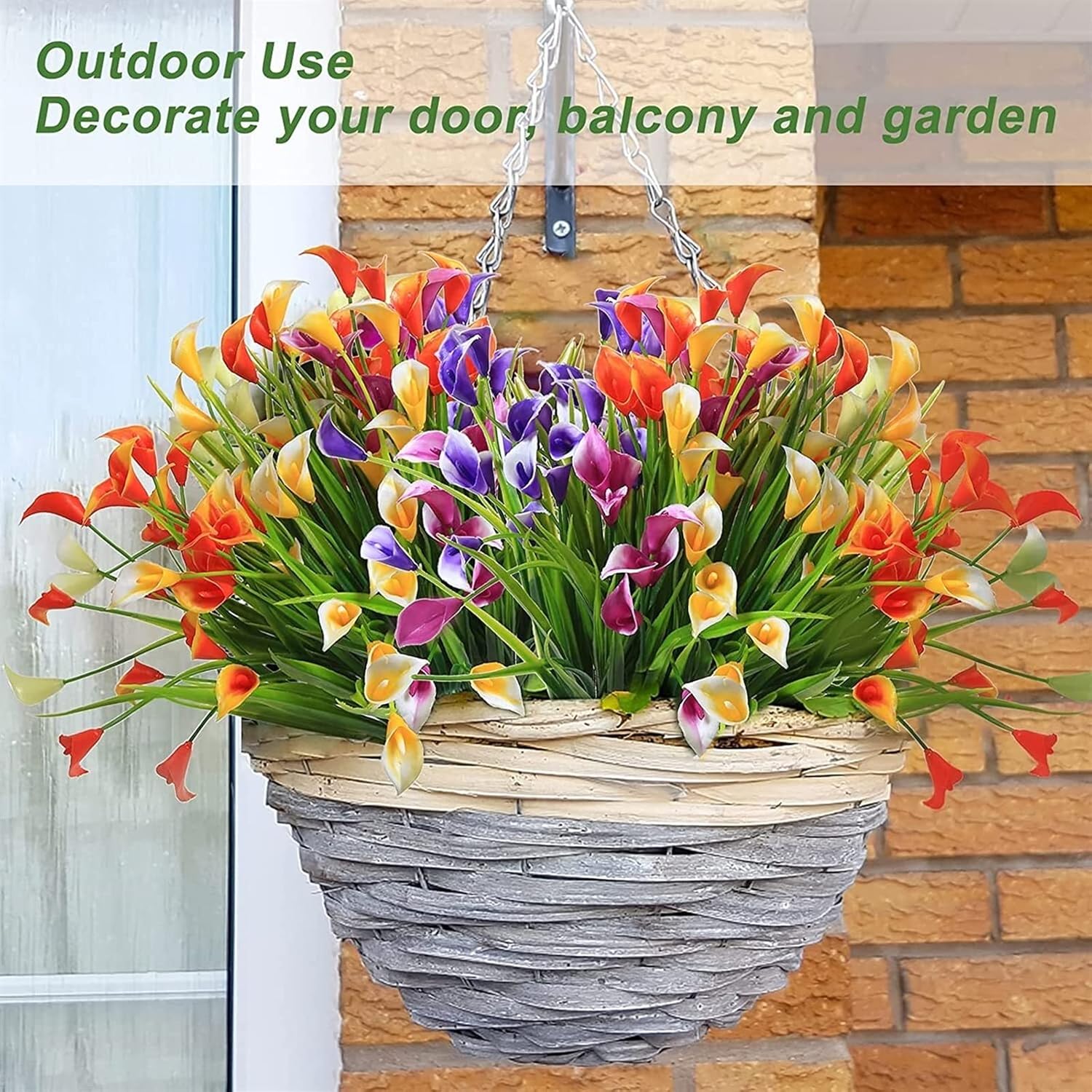 GaRcan Artificial Calla Lily Flowers Decor Set