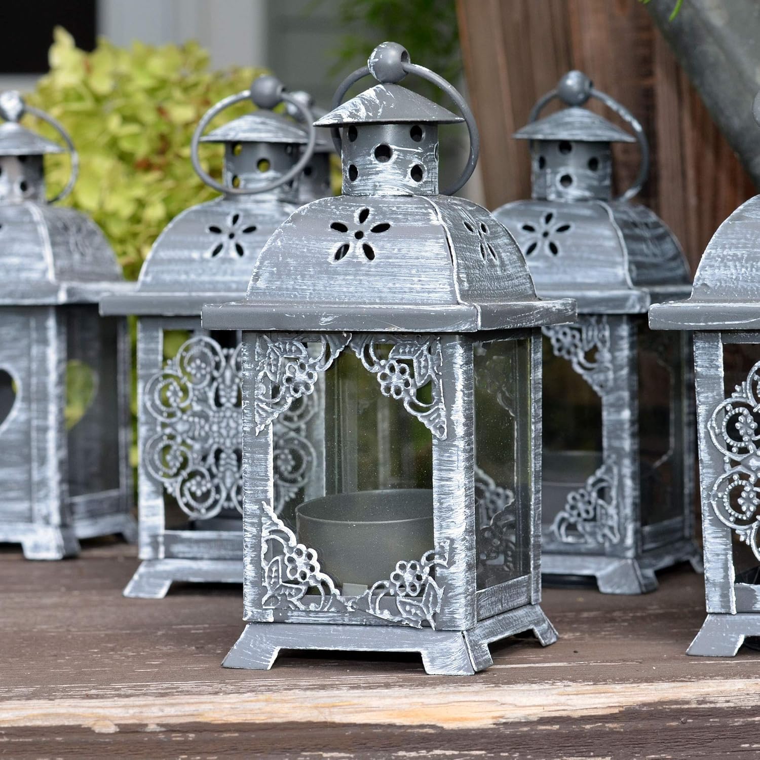 WHW French Country Style Candle Lanterns Set of 3