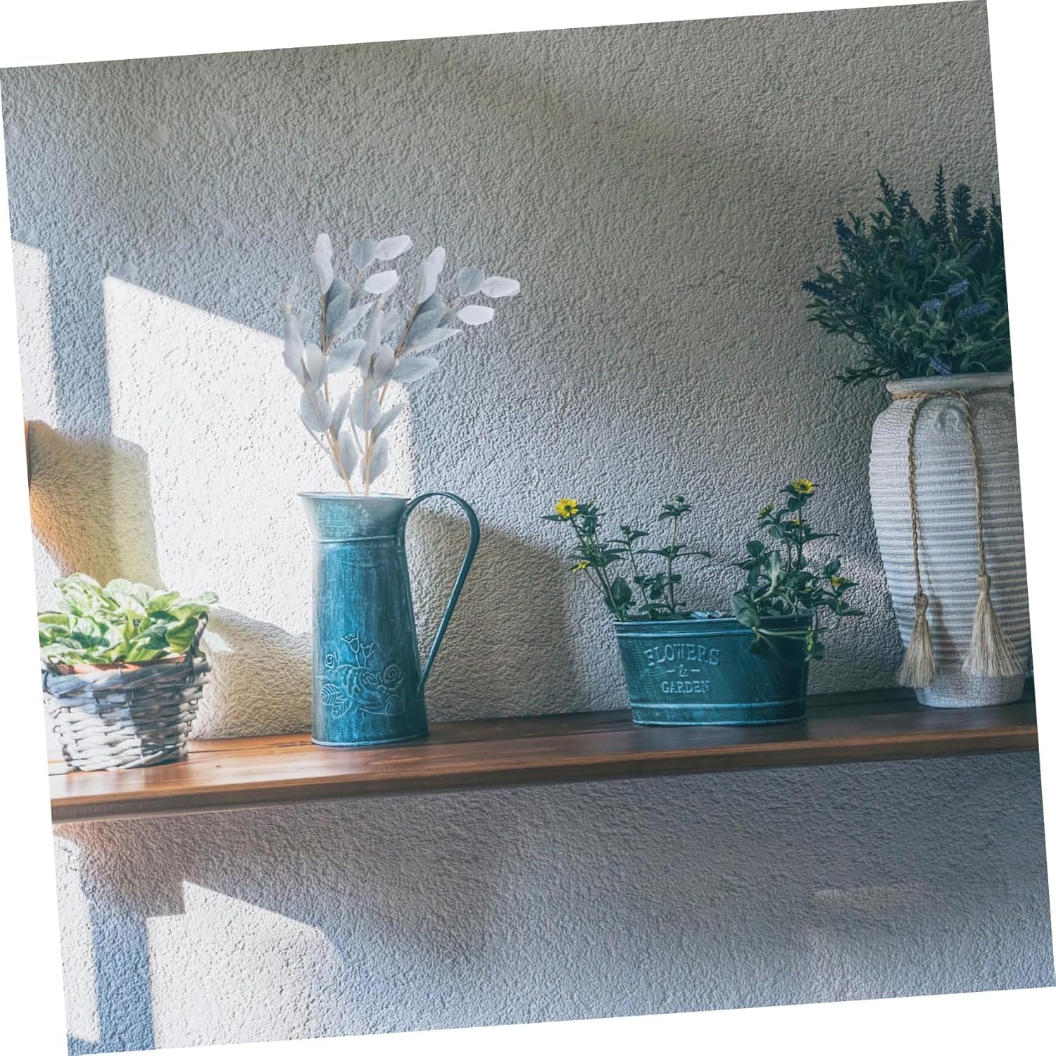 ABOOFAN Artificial Eucalyptus Leaf Branch Garland 1