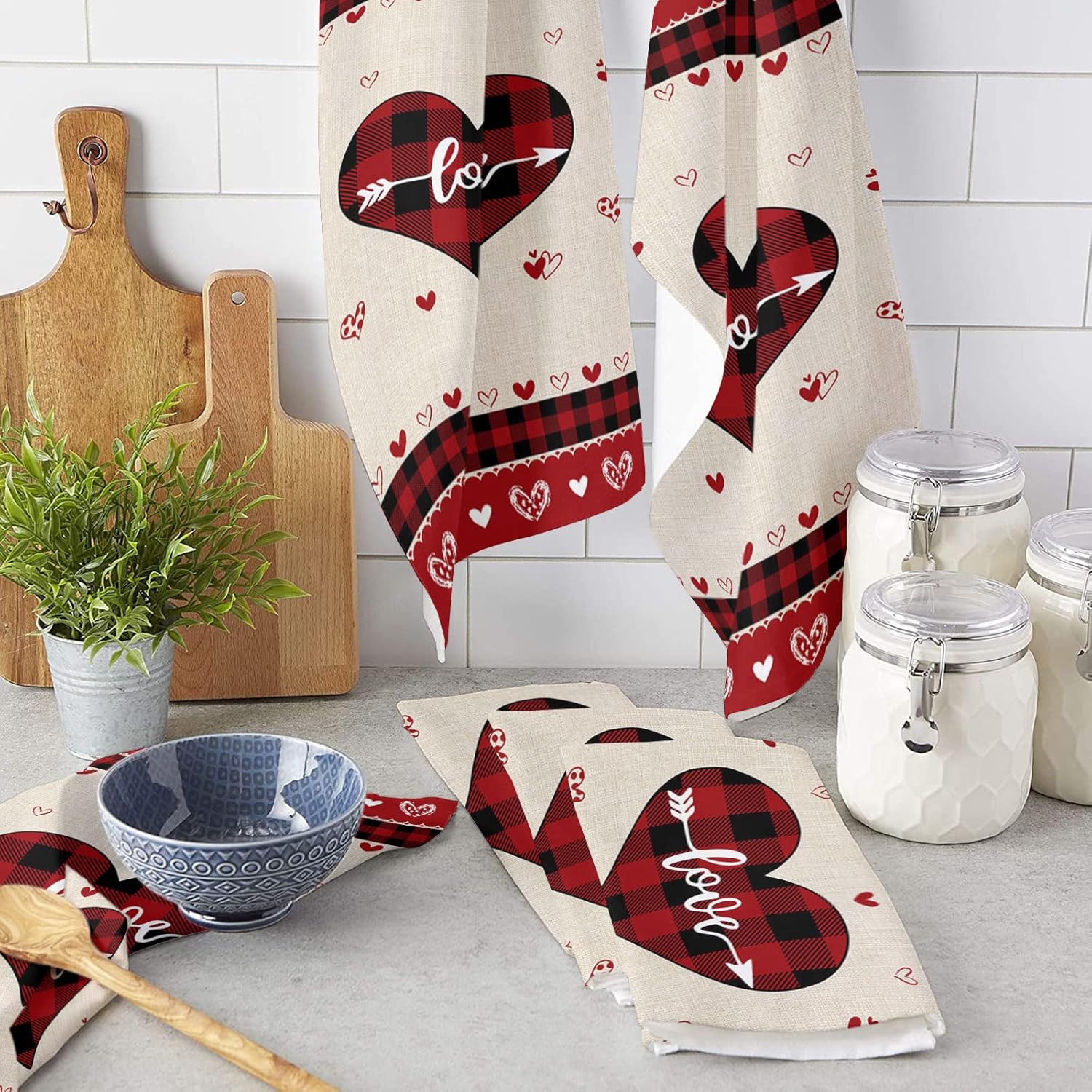 Rocking Giraffee Microfiber Dish Towels Set - 16x24 Inch