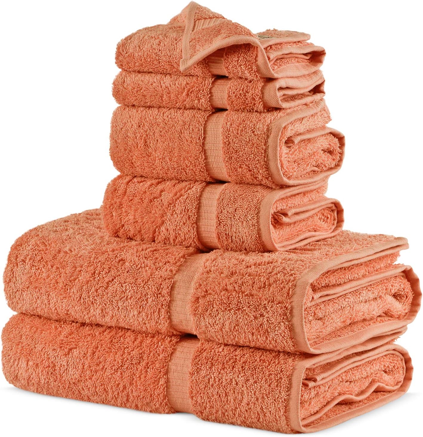 100 Turkish Cotton Towel Set - 6 Piece
