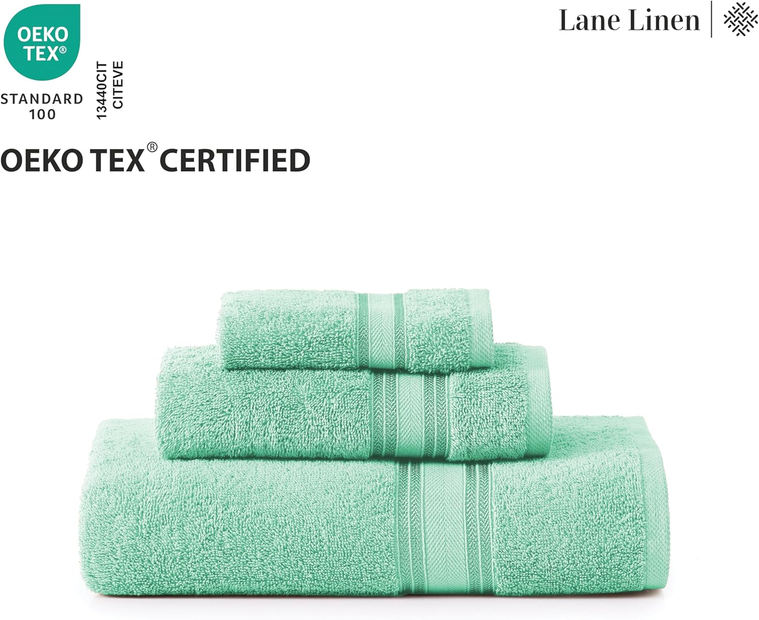 LANE LINEN Luxury 12-Piece Bath Towel Set