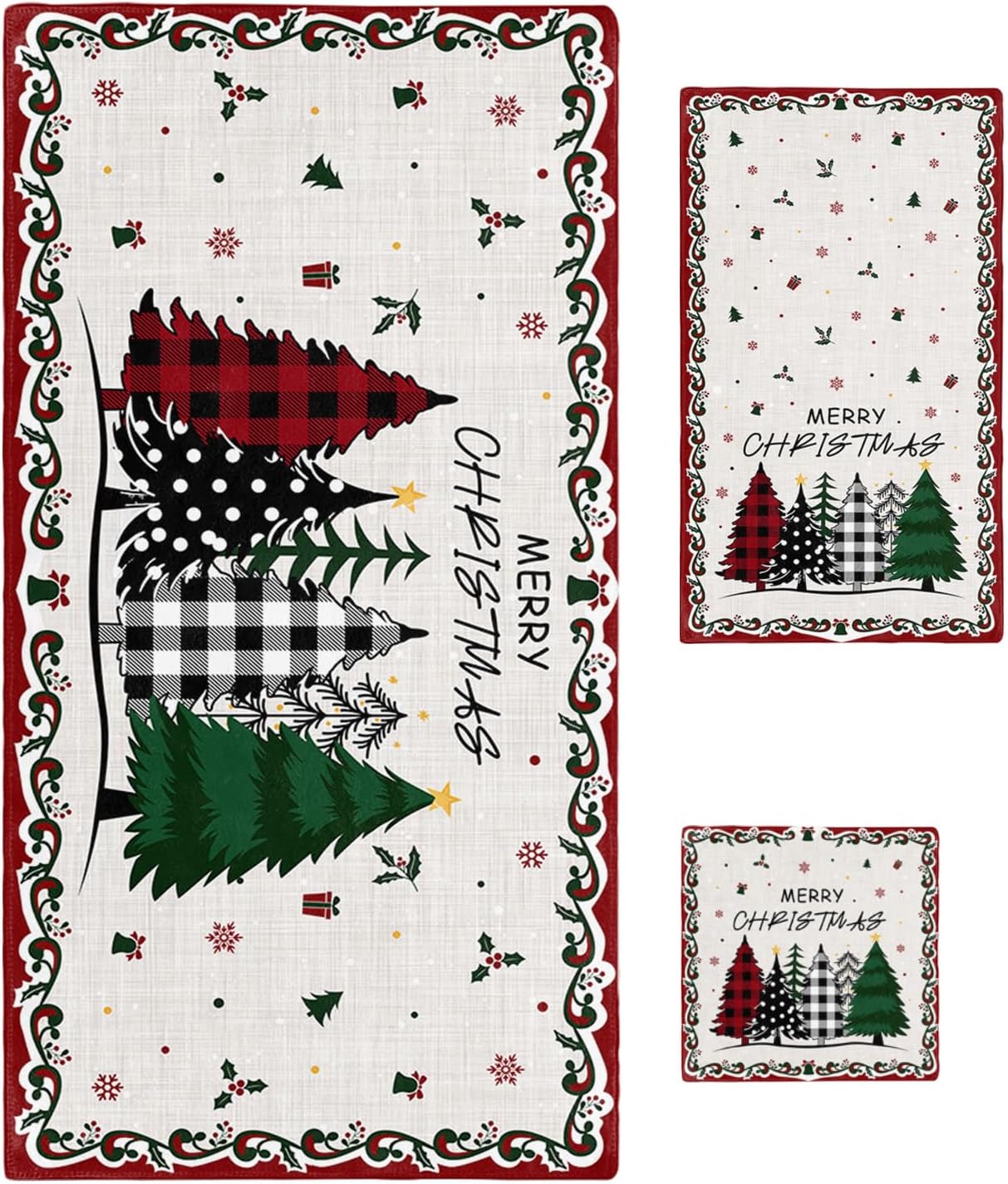 ZOE GARDEN Christmas Tree Towel Set