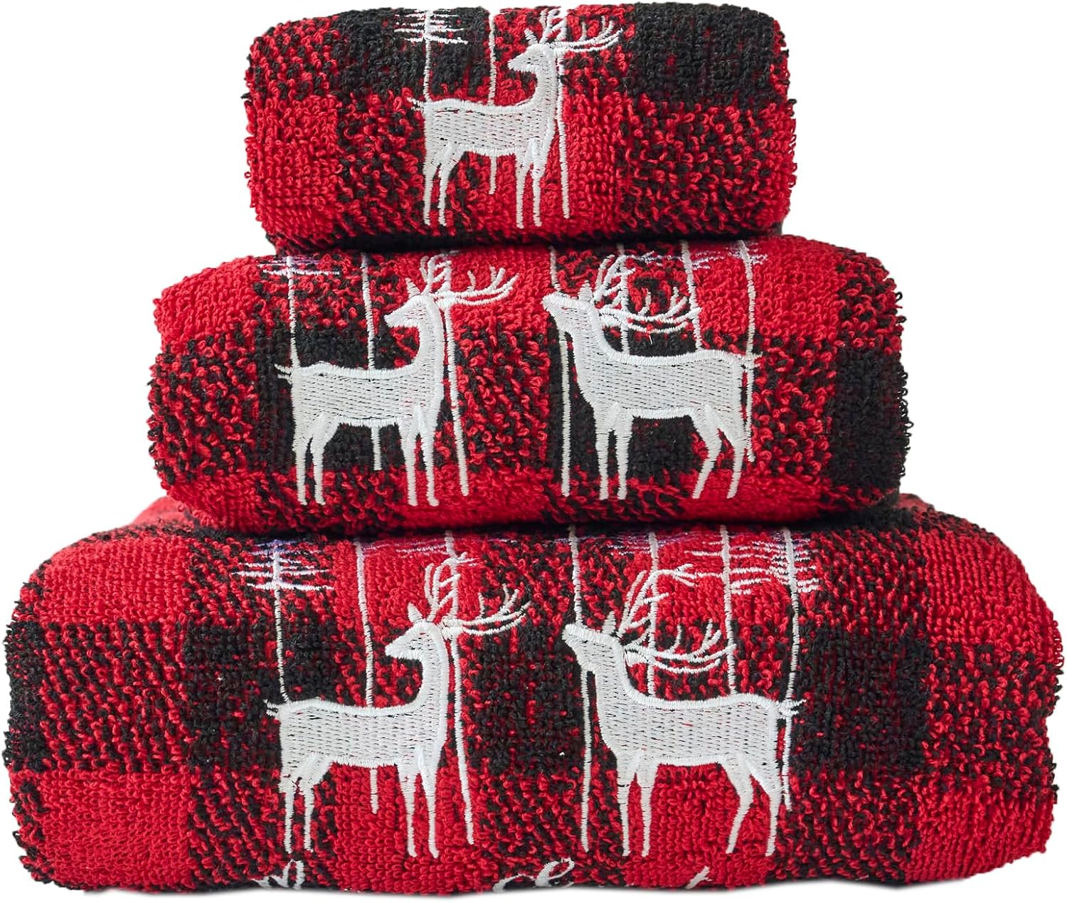 Marina Decoration Christmas 3 Piece Towel Set