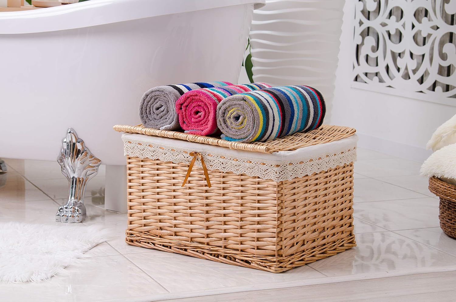 American Linen 3-Piece Cotton Bath Towel Set