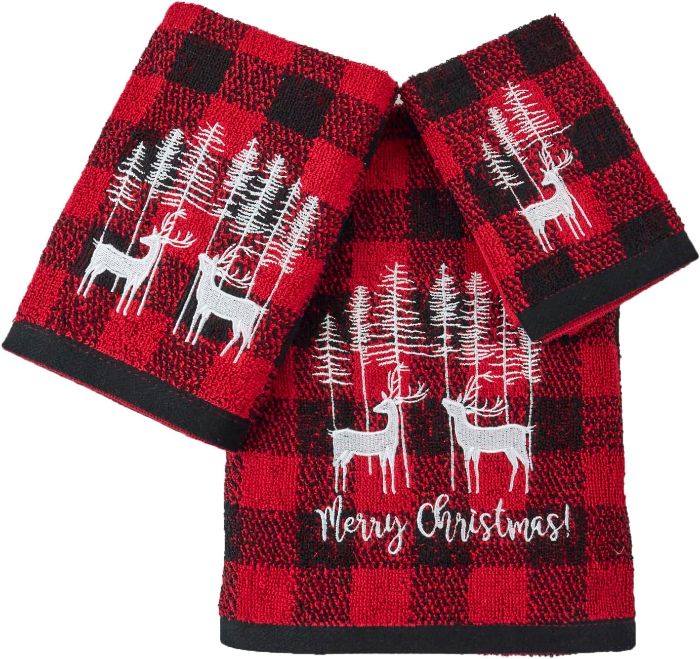 Marina Decoration Christmas 3 Piece Towel Set