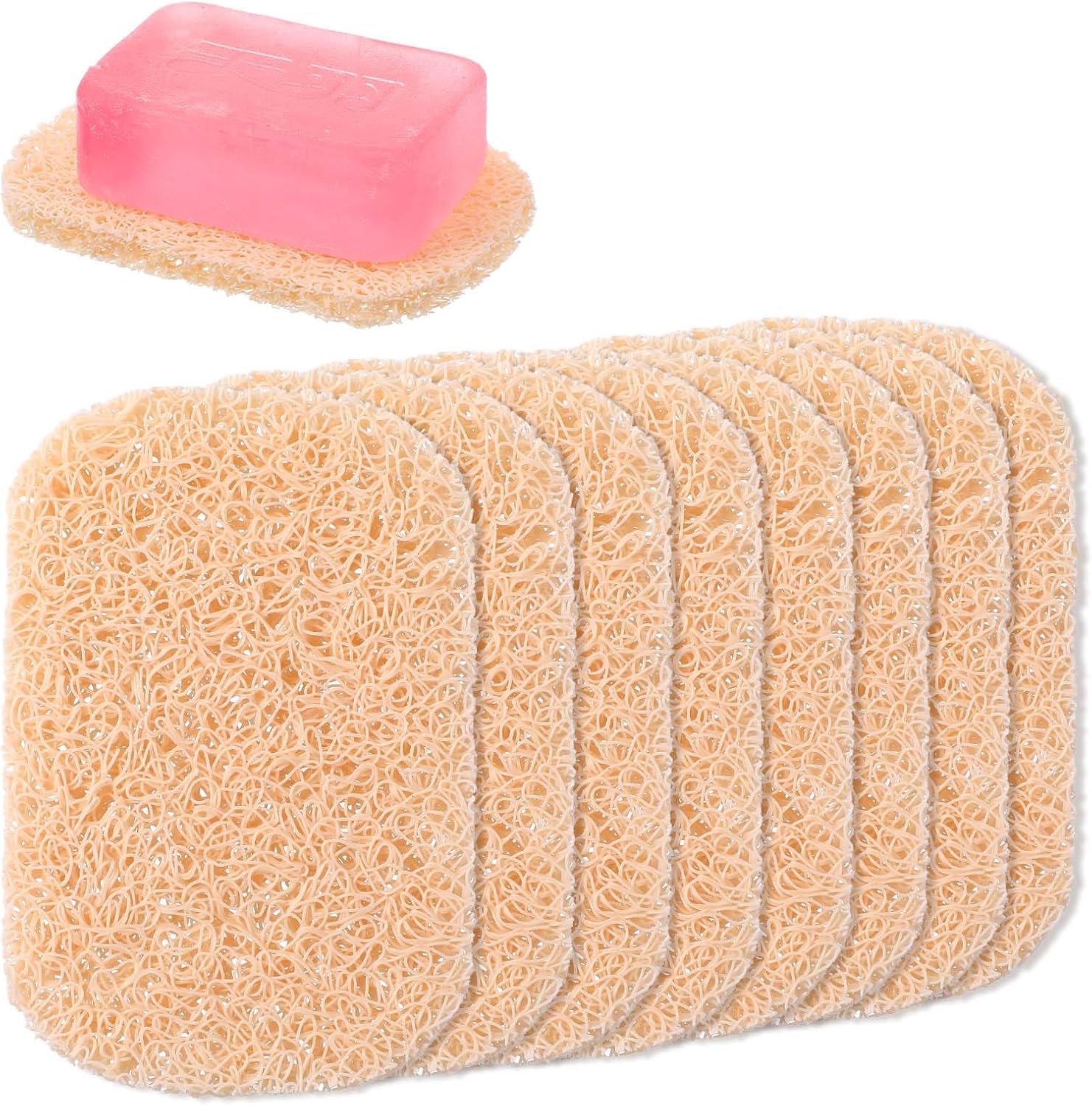8 Pcs Non-Slip Soap Saver Pads for Shower Kitchen Bath