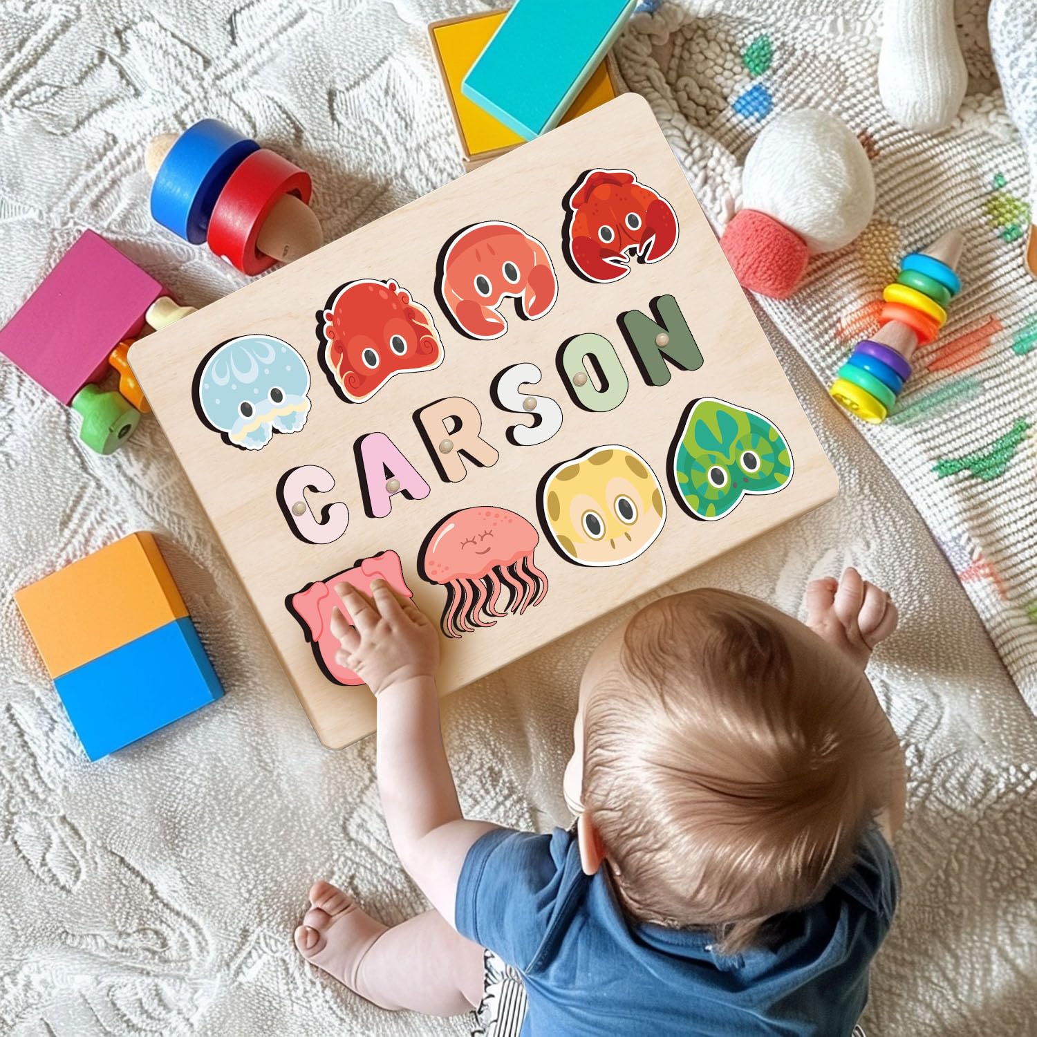 Personalized Wooden Name Puzzle for Kids