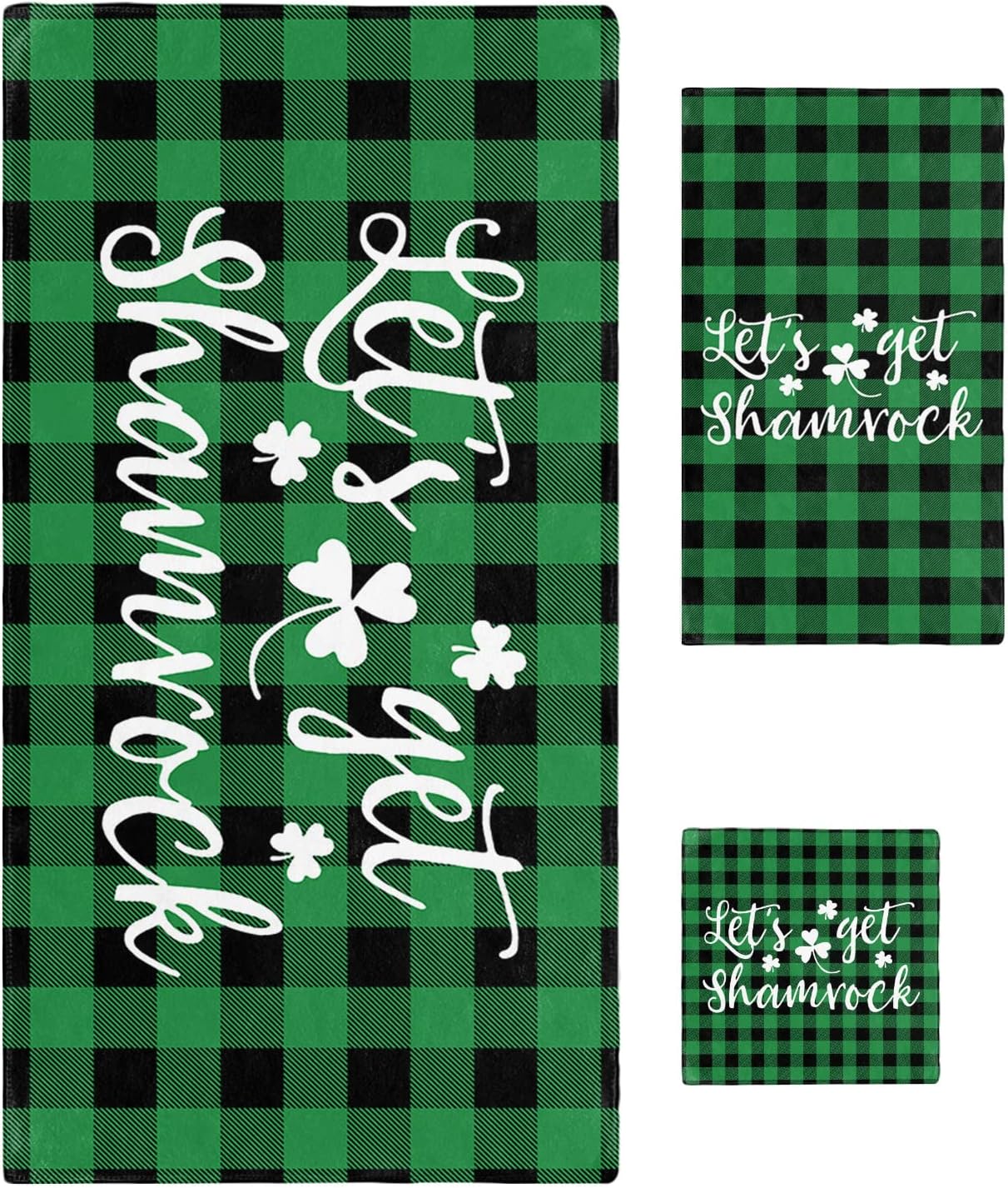 ZOE GARDEN Irish Saint Clover Towel Set