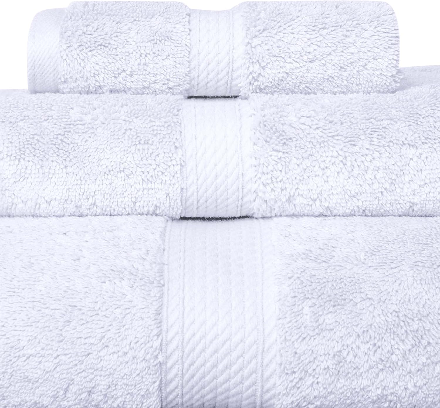 Superior Egyptian Cotton 3-Piece Towel Set White
