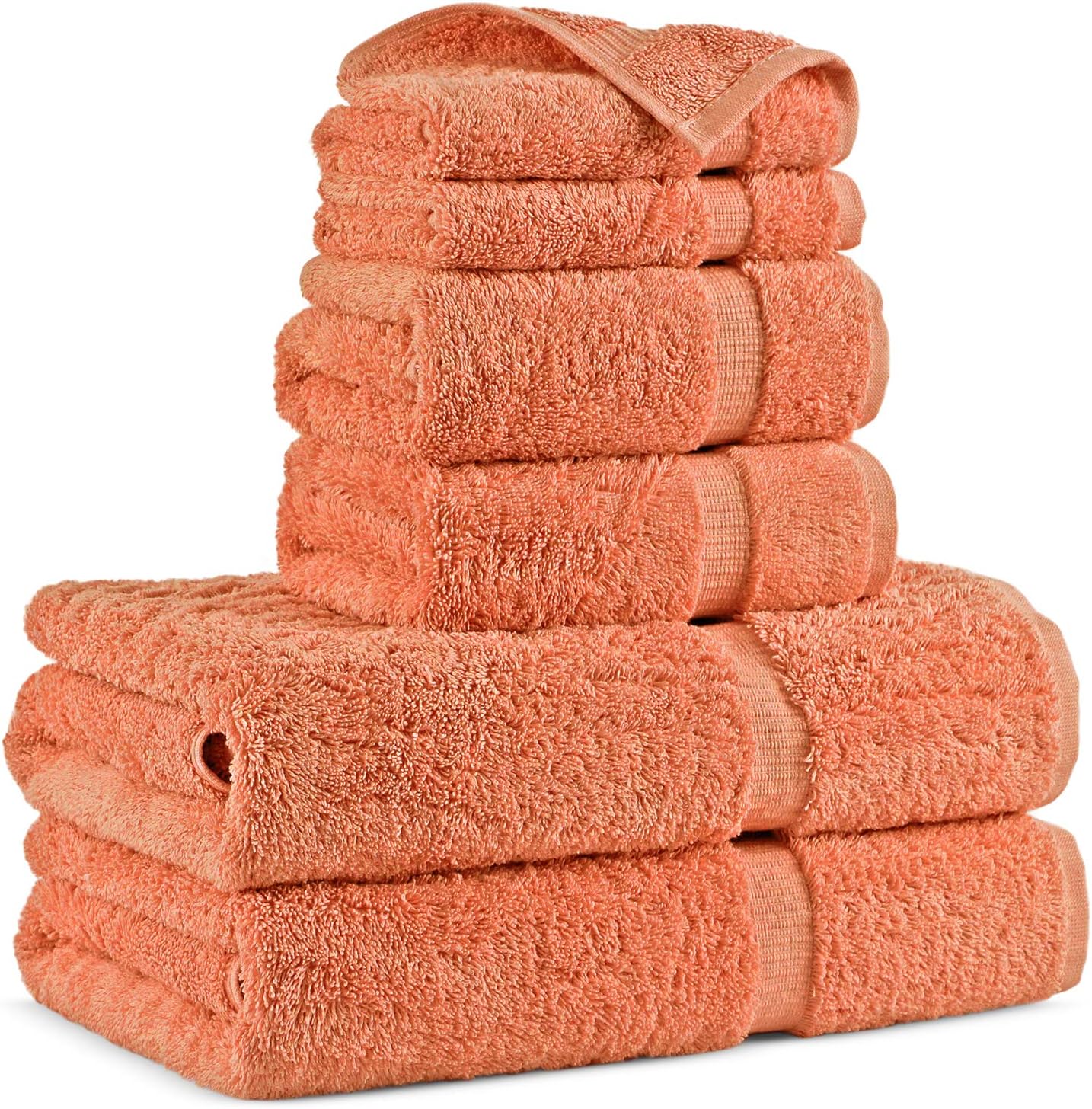 100 Turkish Cotton Towel Set - 6 Piece