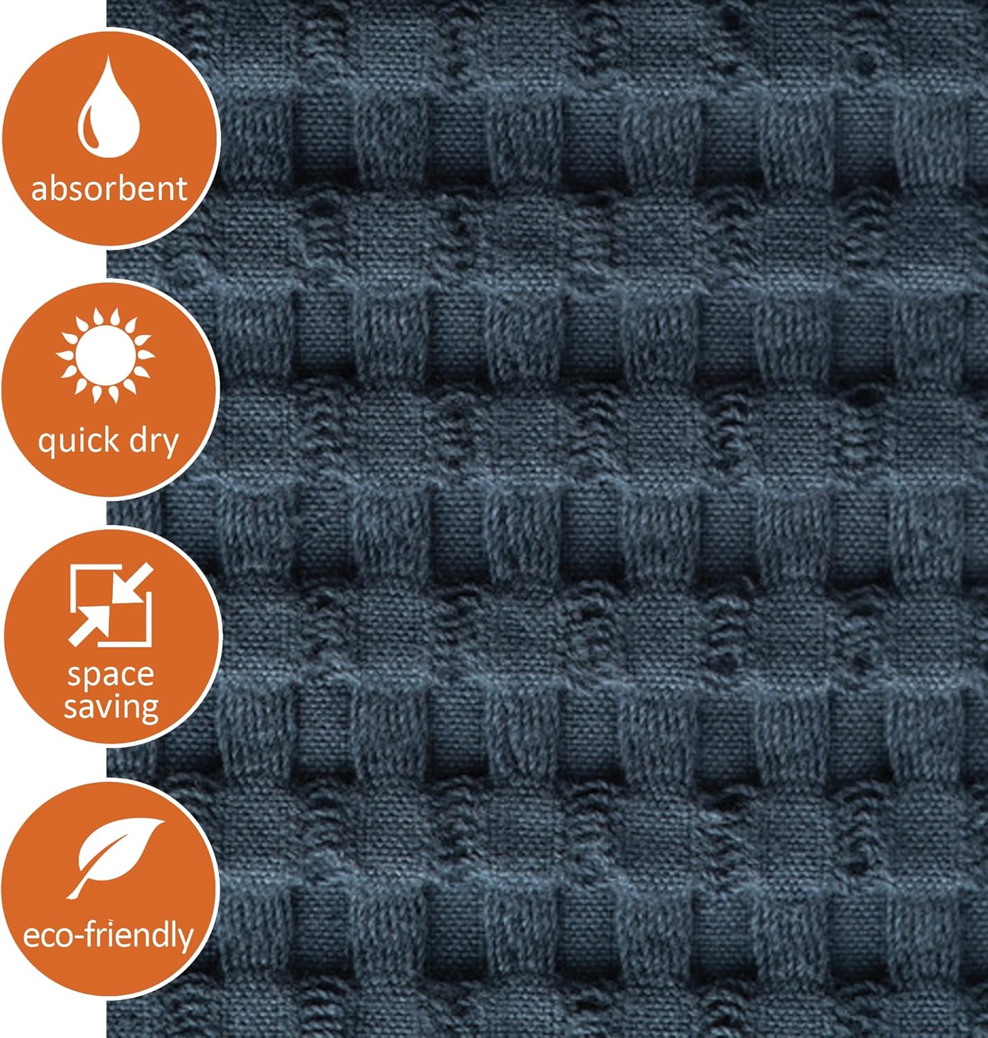GILDEN TREE Waffle Towel Set Quick Dry Thin
