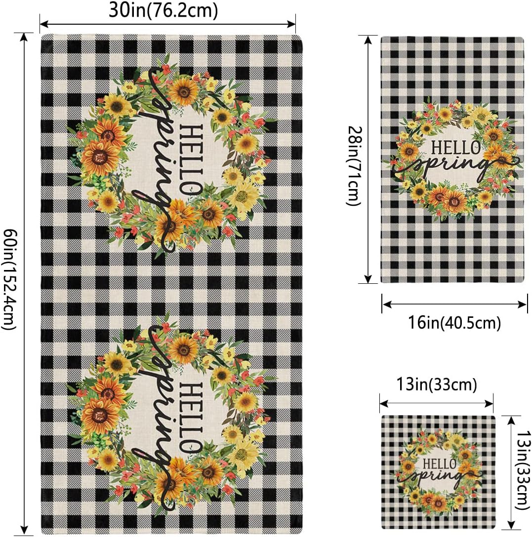 ZOE GARDEN Spring Flower Bathroom Towel Set