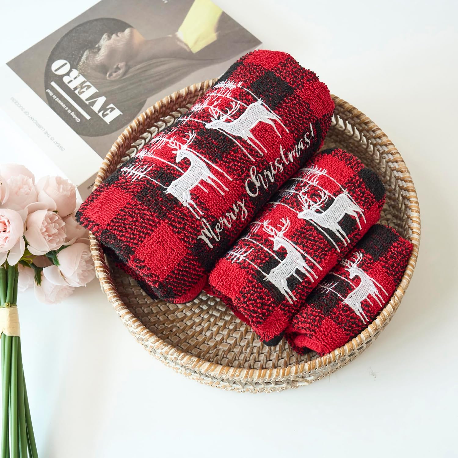 Marina Decoration Christmas 3 Piece Towel Set